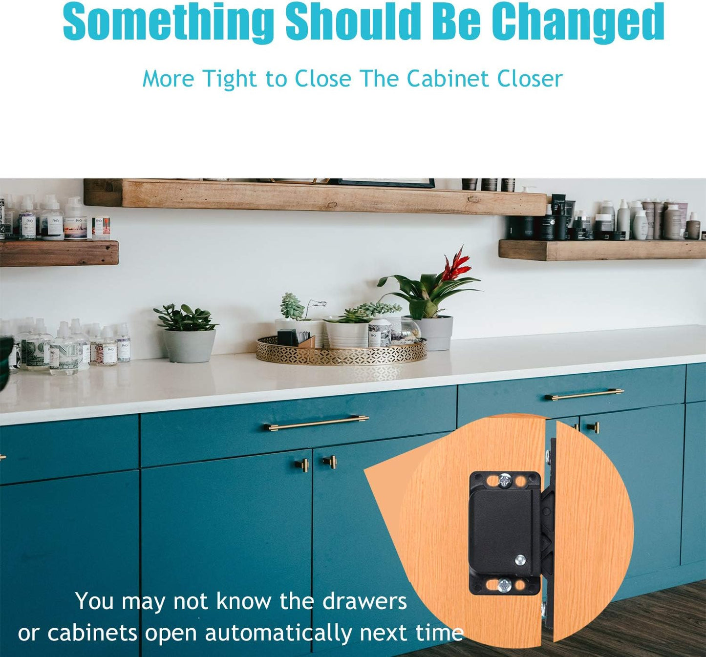 RV Drawer Latches and Catches, Eurizen 6 Pack RV Cabinet Door Latches and Catches, 10 Pull Force Latches for Home and Cabinet Doors, Ideal for RV, Camper, Motor, Home, Trailor