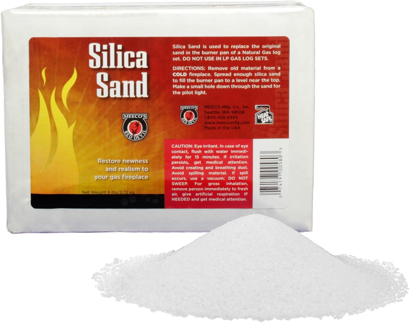MEECO'S RED DEVIL 580 Silica Sand