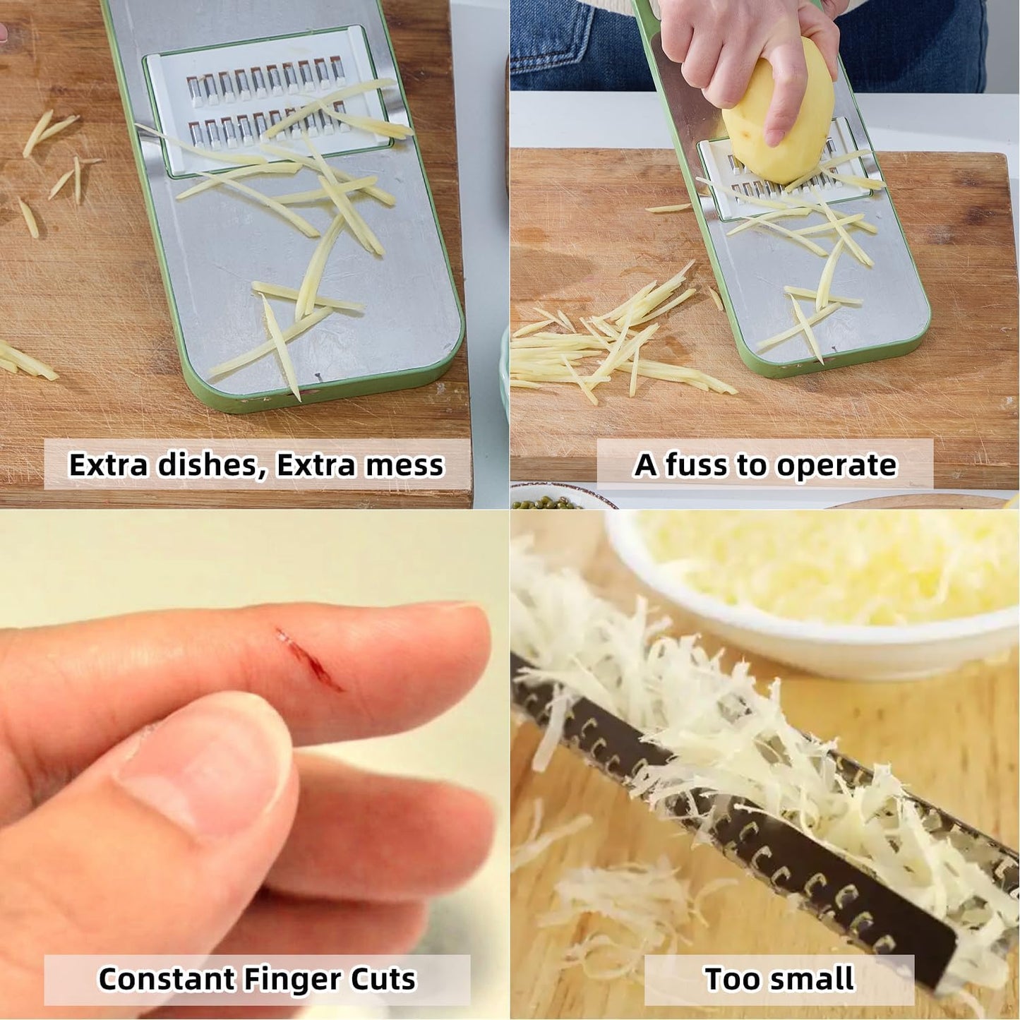 rotary cheese grater slicer with handle and suction base, stainless steel mandoline slicer with large barrel, vegetable potato slicer, nut grinder, carrot shredder, chopper, cutter