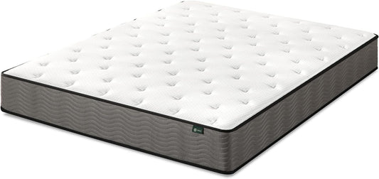 NEW - ZINUS FULL 10 Inch Hybrid Mattress, Extra Firm Feel, White - Retail $285