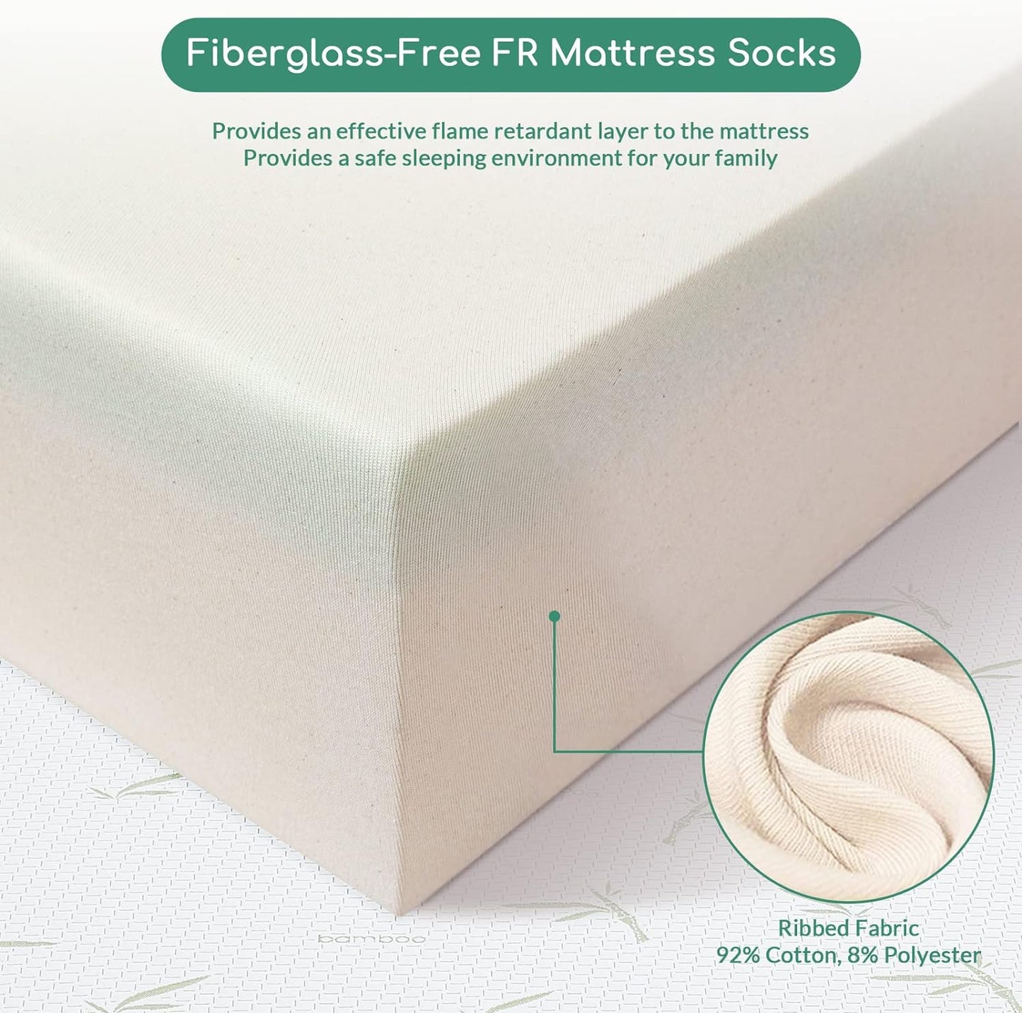 NEW - Airdown Twin Mattress, 8 Inch Memory Foam Mattress in a Box for Kids with Breathable Bamboo Cover, Medium Firm Green Tea Gel Mattress for Bunk Bed, Trundle Bed, CertiPUR-US Certified, Made in USA - Retail $169