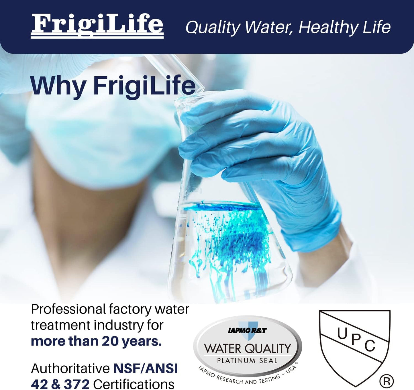 2 Pack RWF5800A Refrigerator Water Filter Replacement for Frigidaire EPTWFU01 EWF02 Pure Source Ultra II, PureSource Ultra 2, SCWFTCTO, GP006, EPTWFUO1, MR022, JO22, BO022, TH-01, DE022, 1007 2PACK