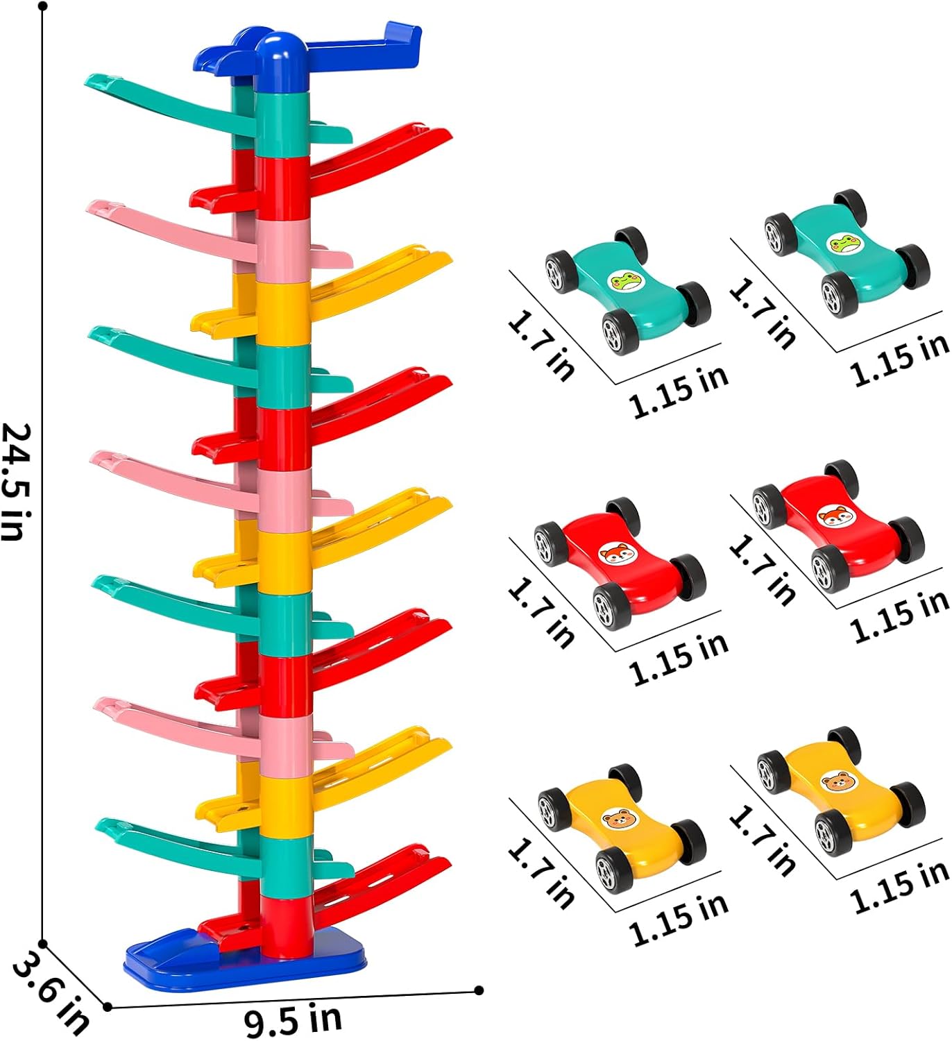 TEMI Kids Play Cars Race Cars