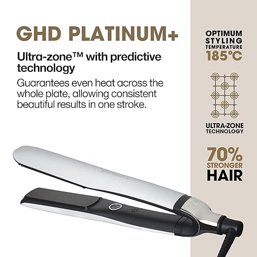 GHD Platinum+ Styler 1" Flat Iron, White