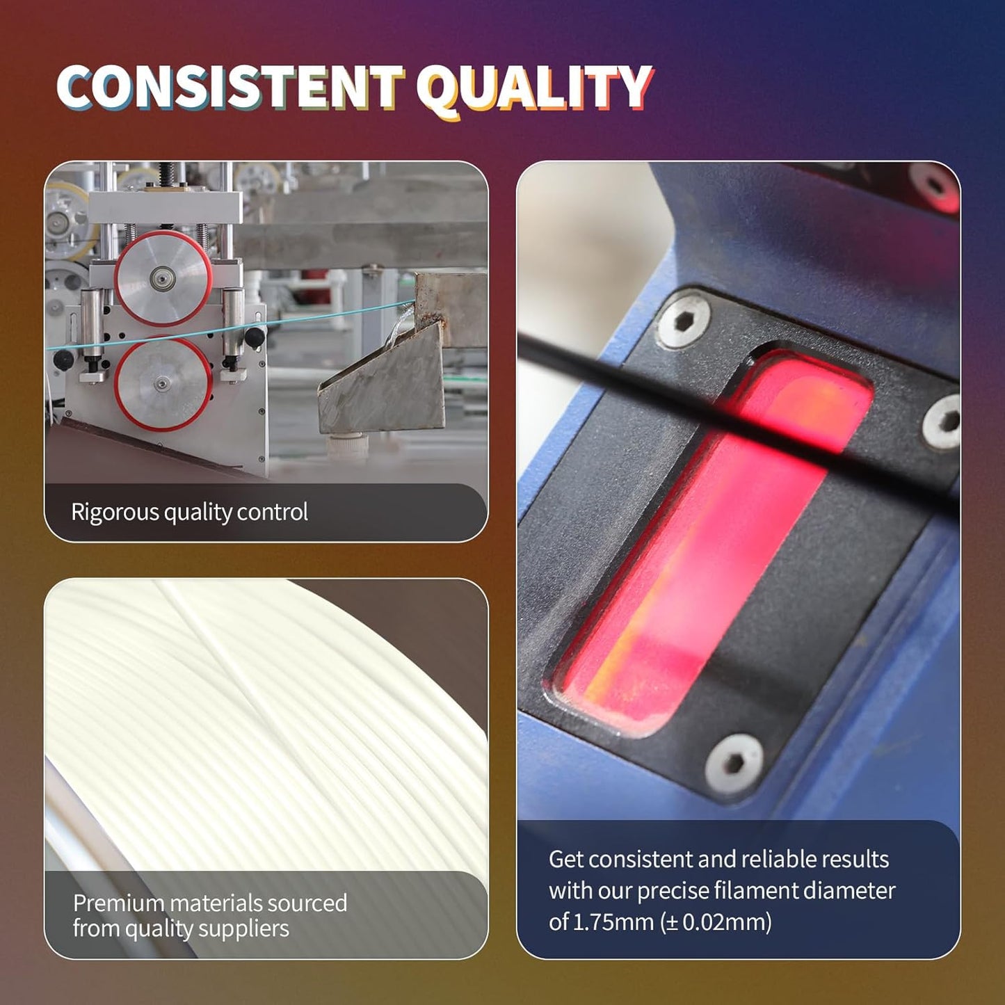 OVERTURE Glow PLA 3D Printer Filament Fluorescent Green 1.75mm, 1-Pack