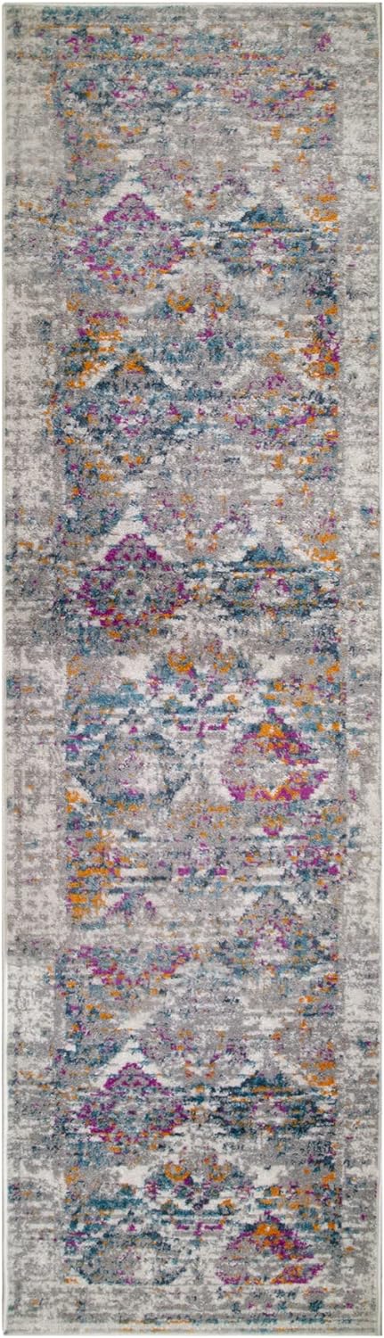 NEW - Leick Home Vintage 2 X 8 (ft) Multicolor Indoor Runner Rug - Retail $40