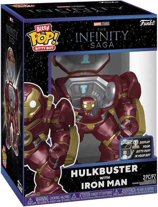Funko Pop! Bitty Bots: Marvel - Hulkbuster with Iron Man