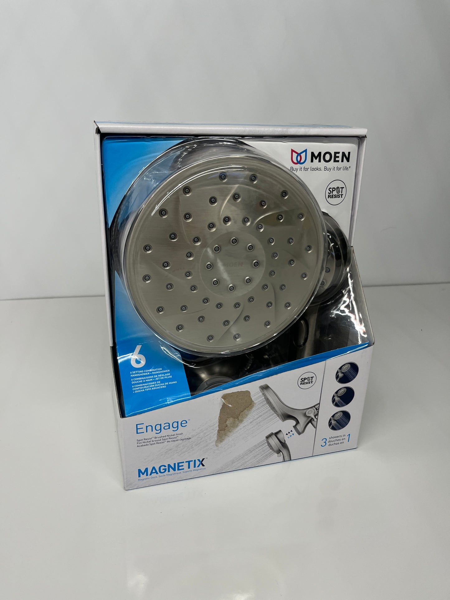 MOEN MAGNETIX SHOWERHEAD - Retail $79