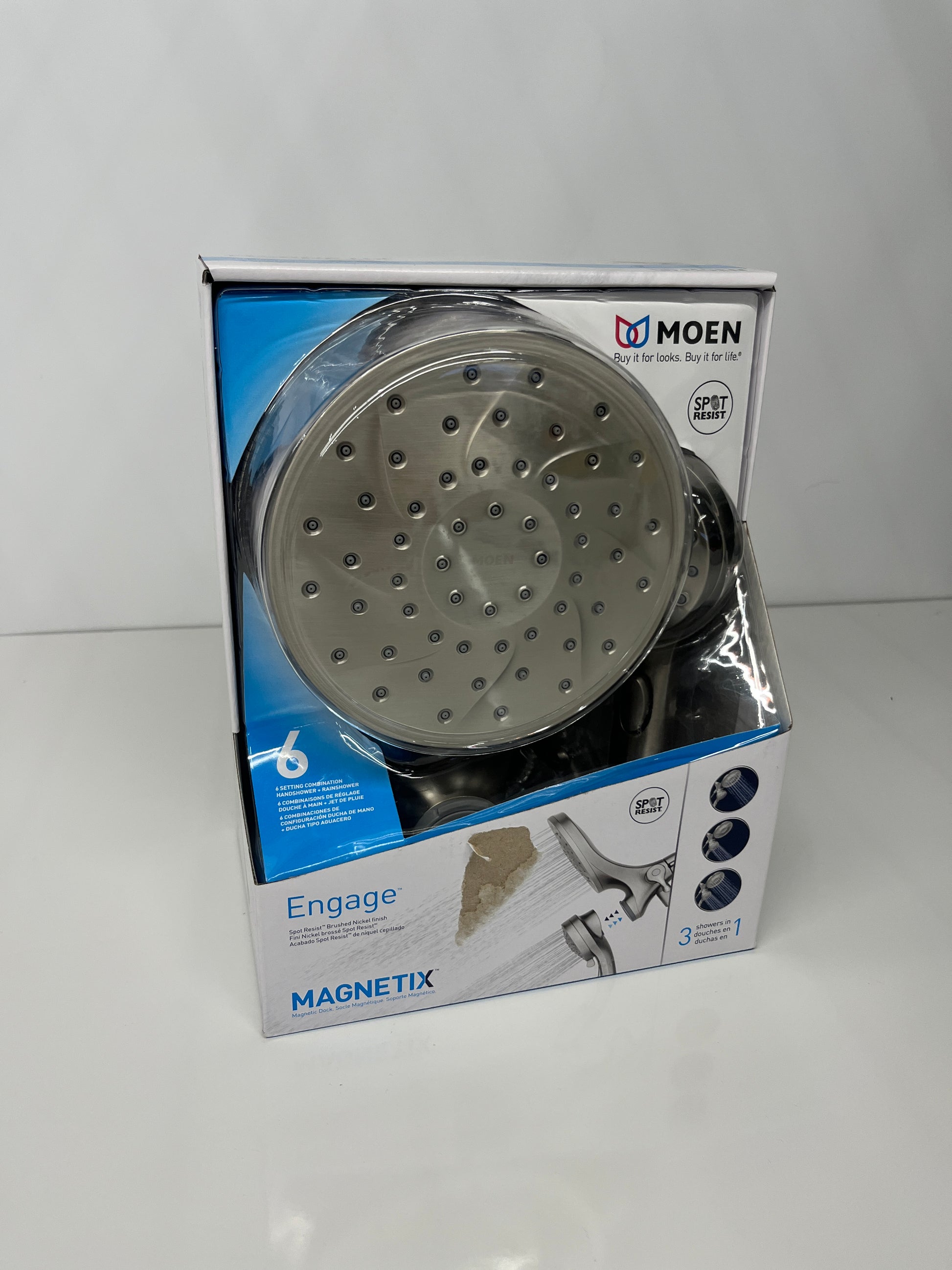 MOEN MAGNETIX SHOWERHEAD - Retail $79