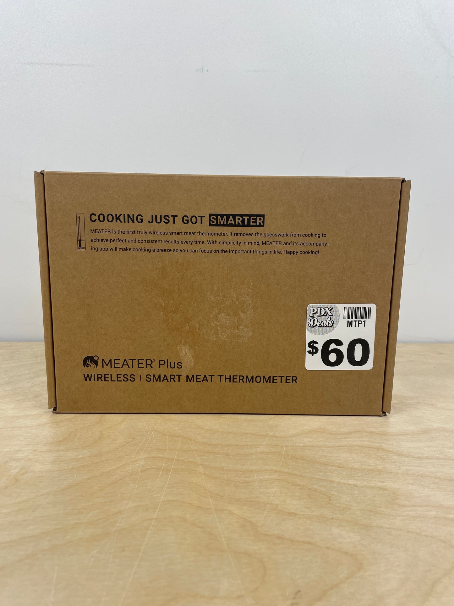 NEW - MEATER Plus: Smart Bluetooth Wireless Meat Thermometer Digital | BBQ, Grill, Oven, Smoker, Air Fryer, Kitchen | Perfect for Steak, Chicken, Turkey, and More | Delicous Recipes in App