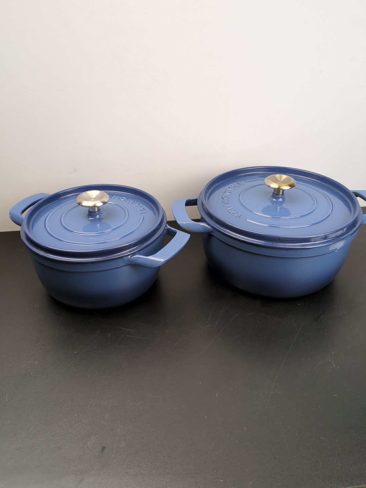 TRAMONTINA 2PC DUTCH OVEN - Retail $59