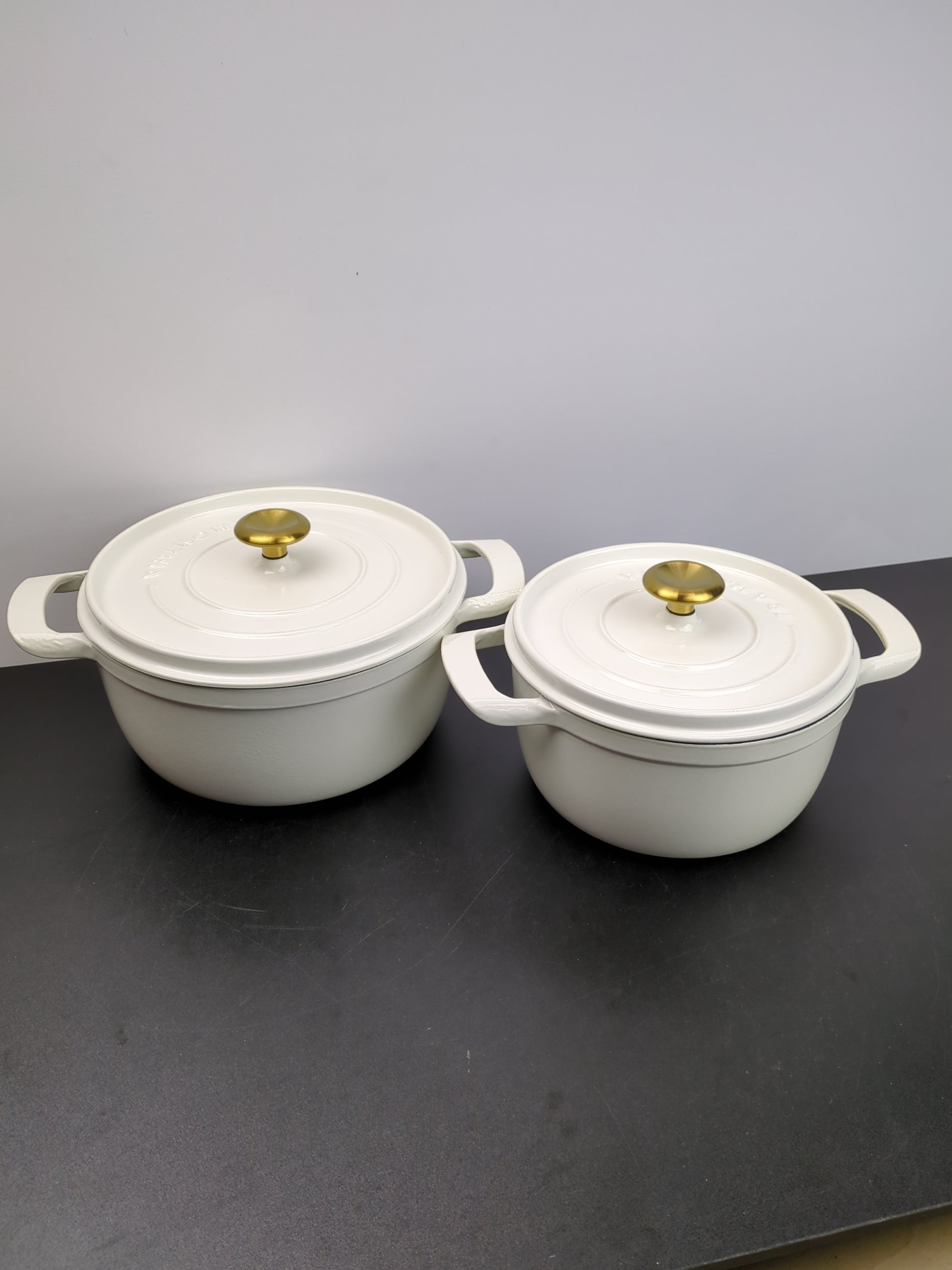 TRAMONTINA 2PC DUTCH OVEN - Retail $59