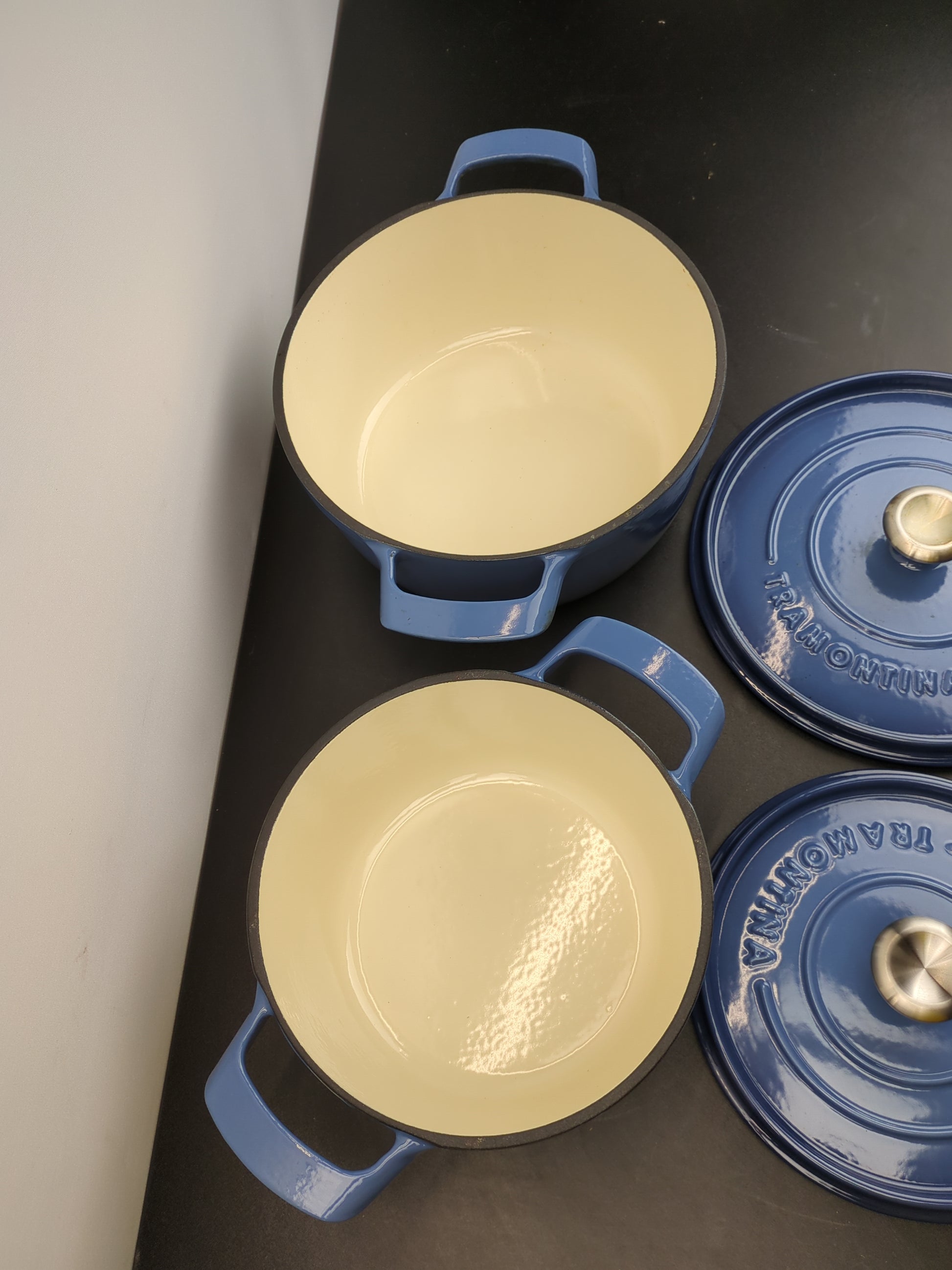TRAMONTINA 2PC DUTCH OVEN - Retail $59