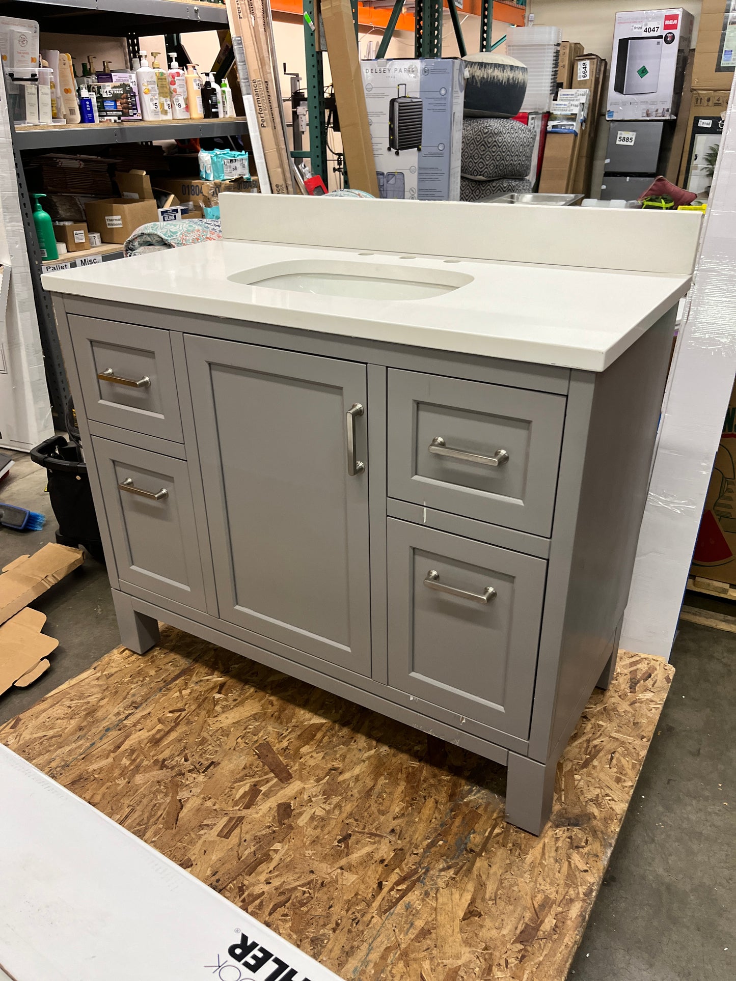 Kohler Tellin Bath Vanity in Gray - Retail $1400