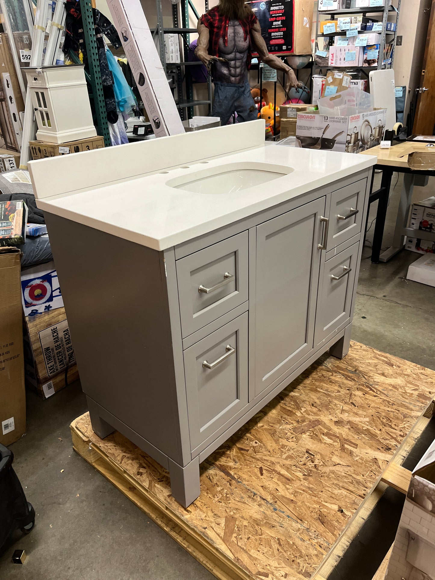 Kohler Tellin Bath Vanity in Gray - Retail $1400