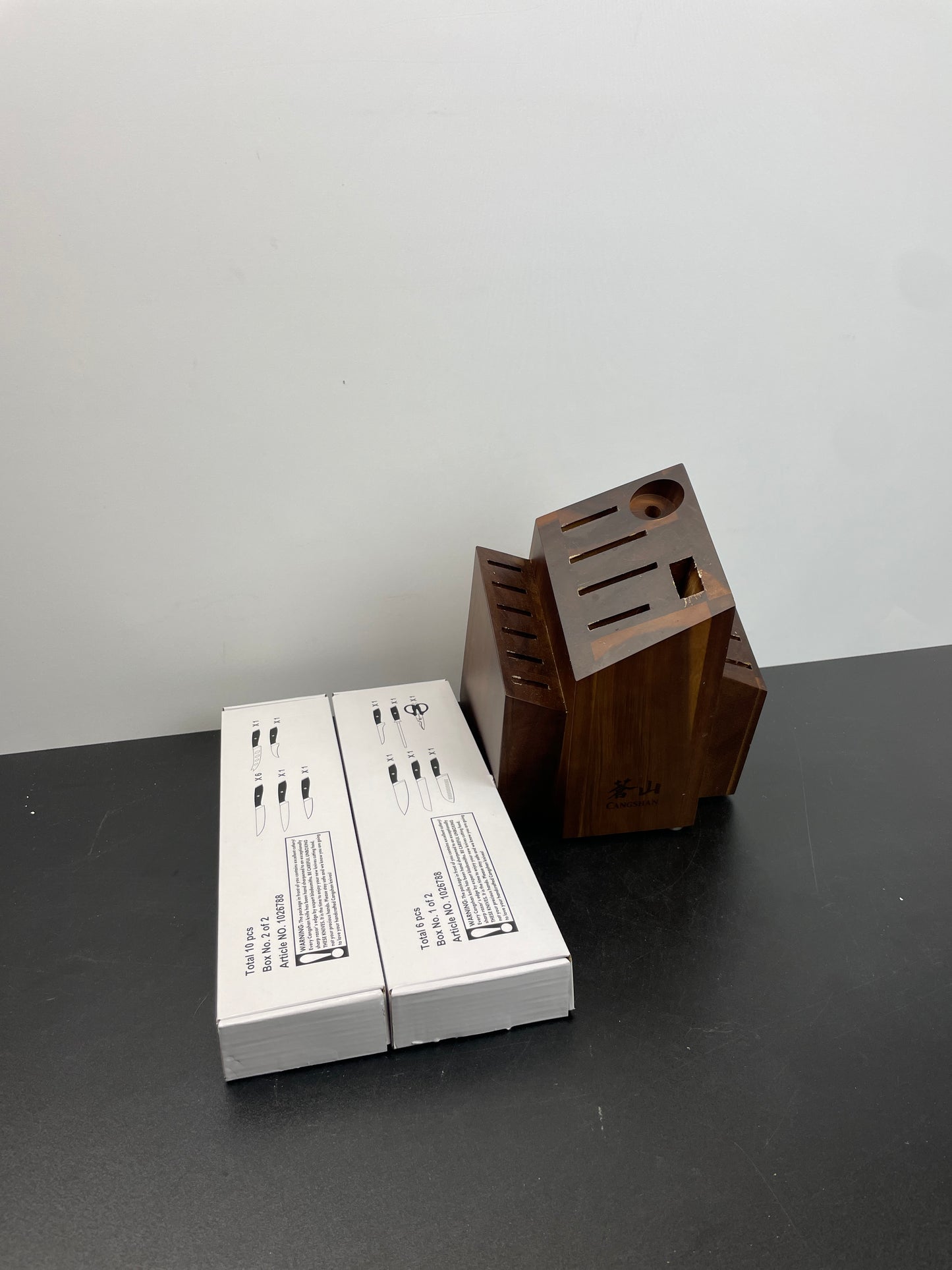 CANGSHAN 17PC KNIFE BLOCK - Retail $269