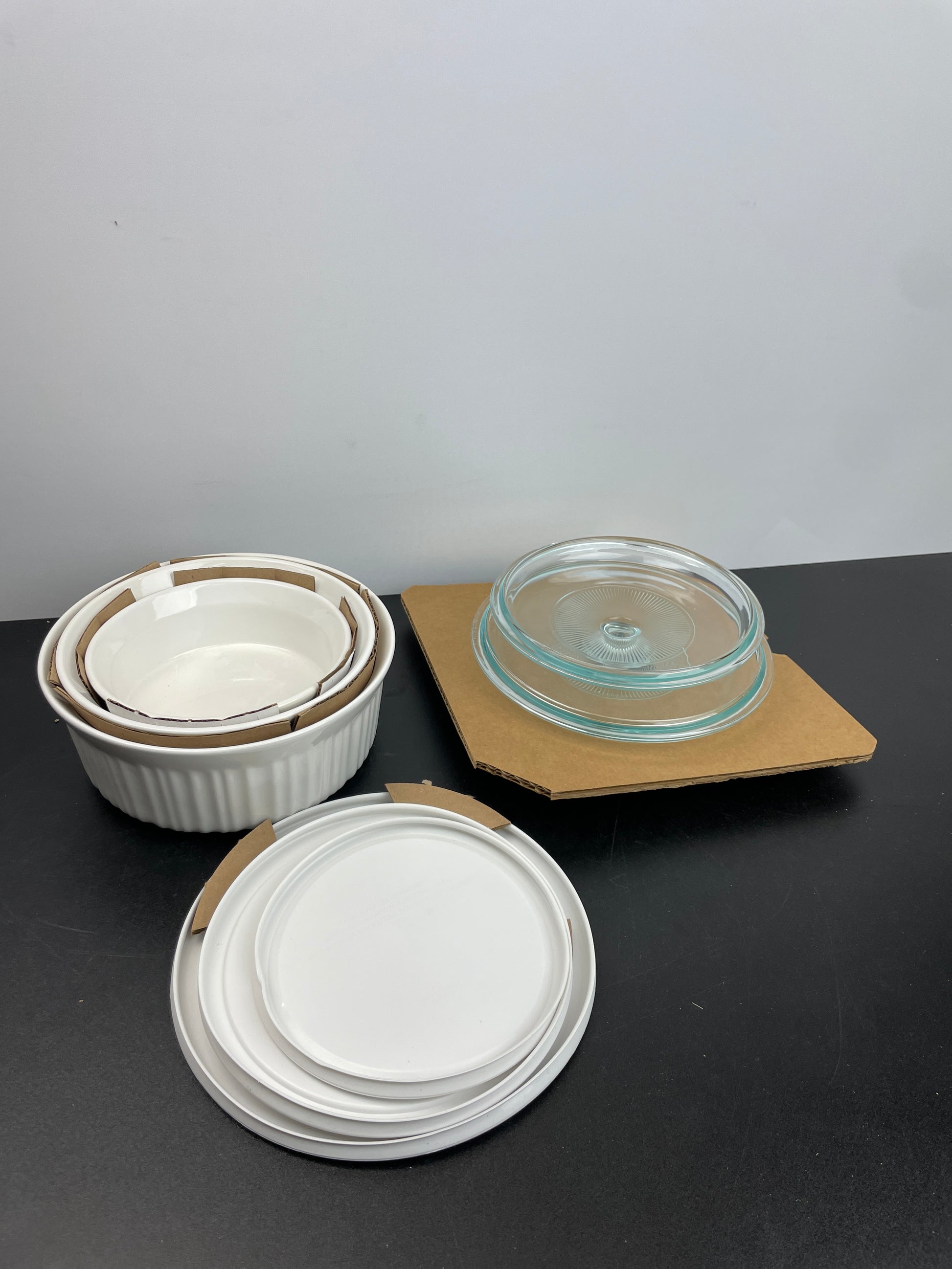 CORNINGWARE WHITE 8PC - Retail $19