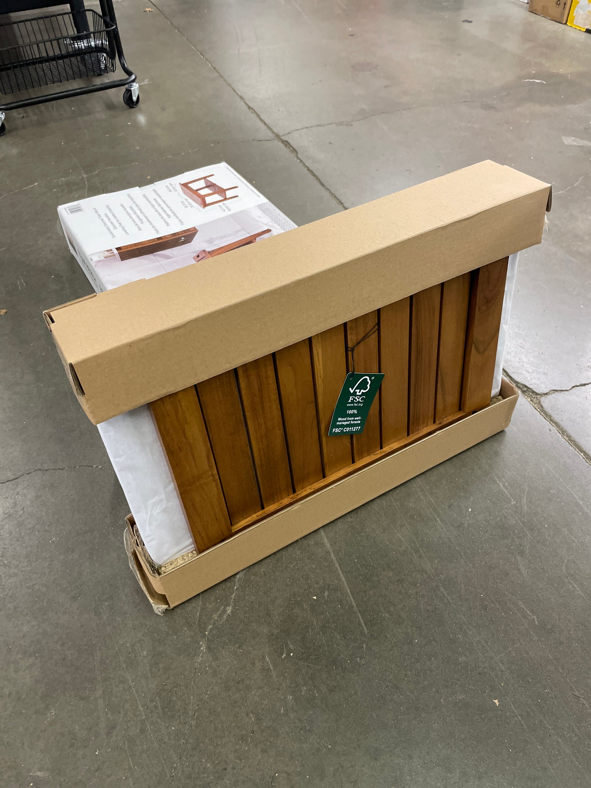 SEVILLE TEAK BENCH - Retail $59