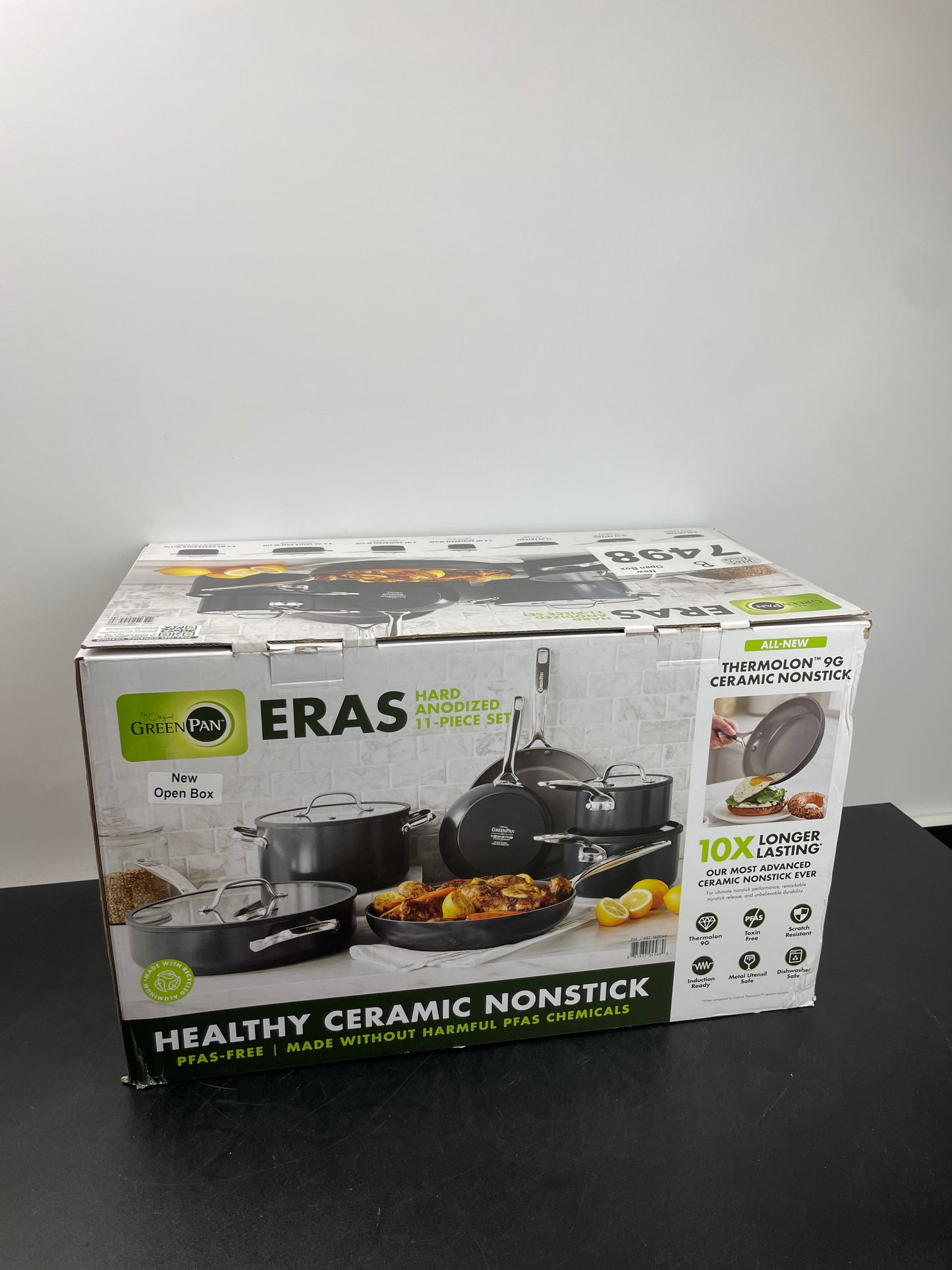 GREENPAN ERAS 11-PIECE - Retail $199