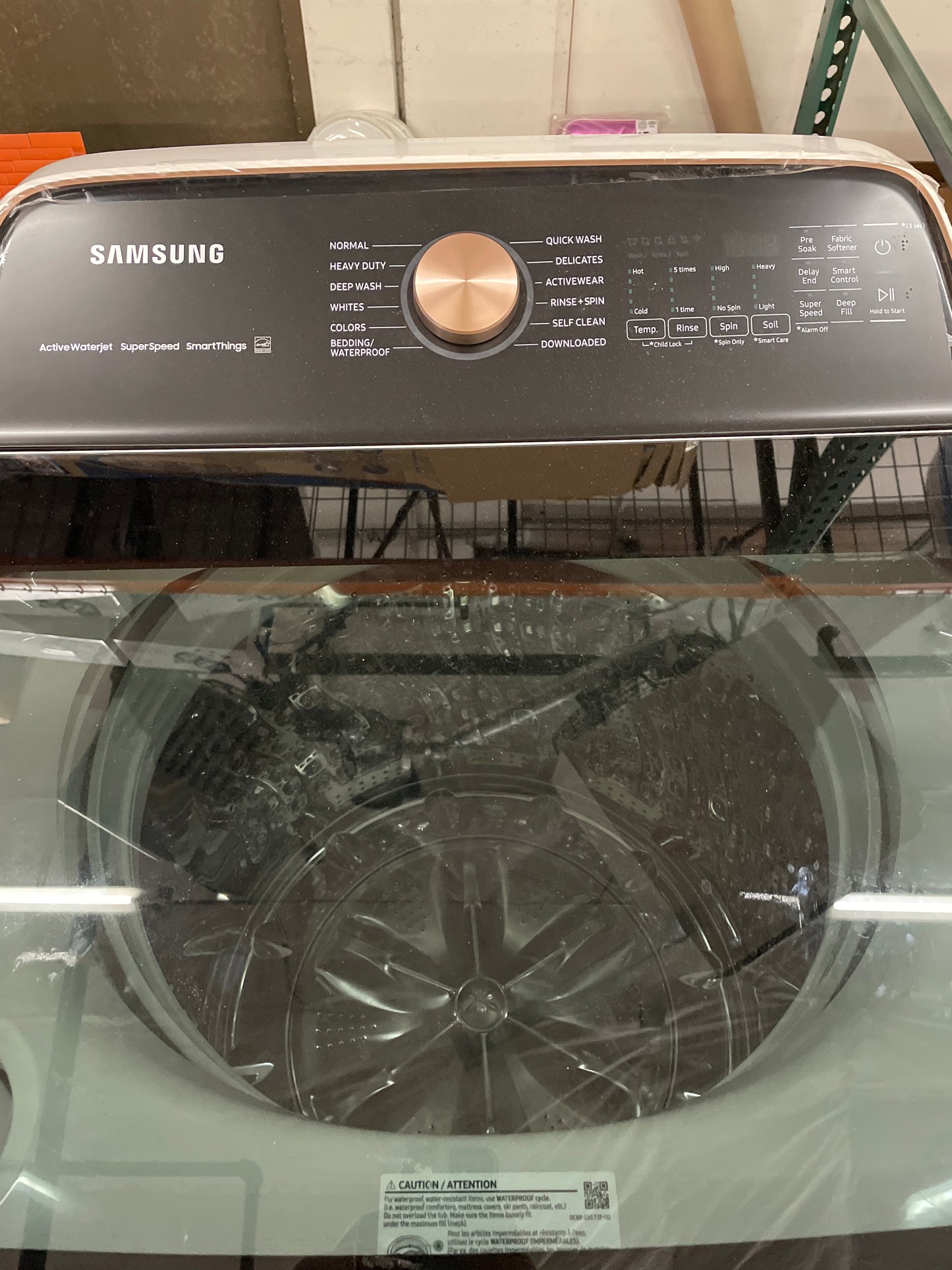 Samsung 5.5 cu. ft. Extra-Large Capacity Smart Top Load Washer with Super Speed Wash