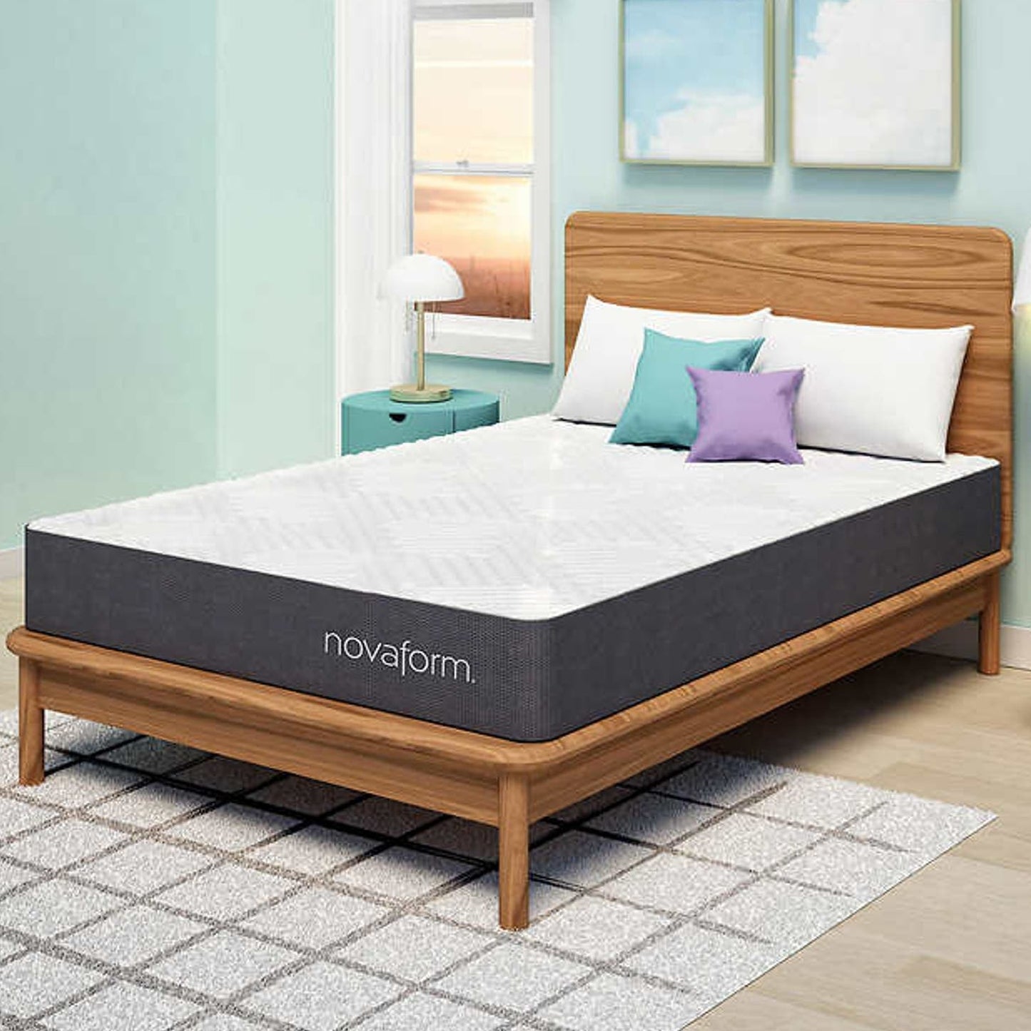 NEW - Costco - Novaform FULL DreamAway 8" Gel Memory Foam Mattress - Retail $199