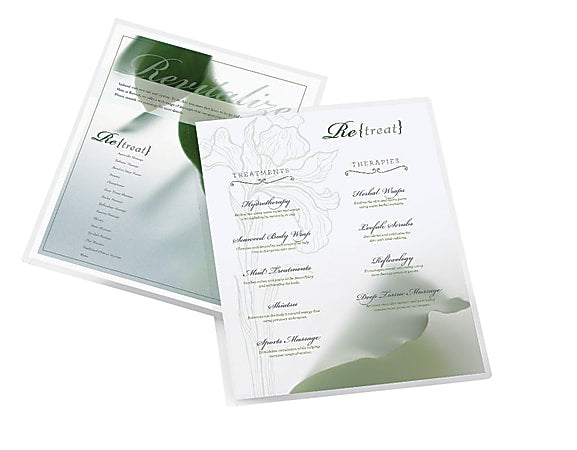 Office Depot® Brand Laminating Pouches, Letter Size, 5 mil, 9" x 11-1/2", Clear, Pack Of 100