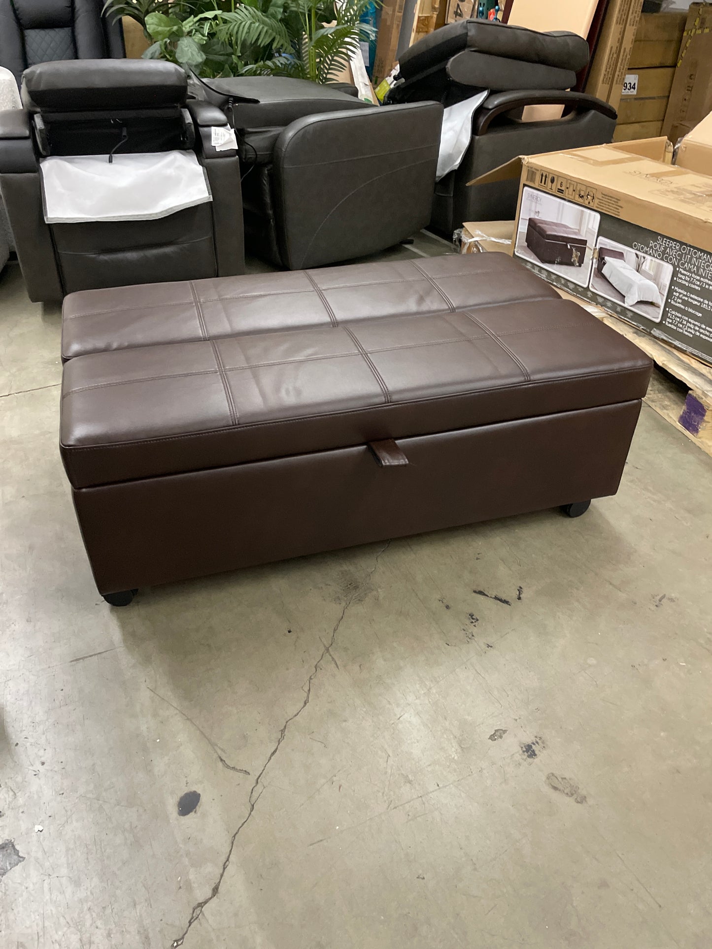 Like NEW - Emorie Sleeper Ottoman - Retail $400