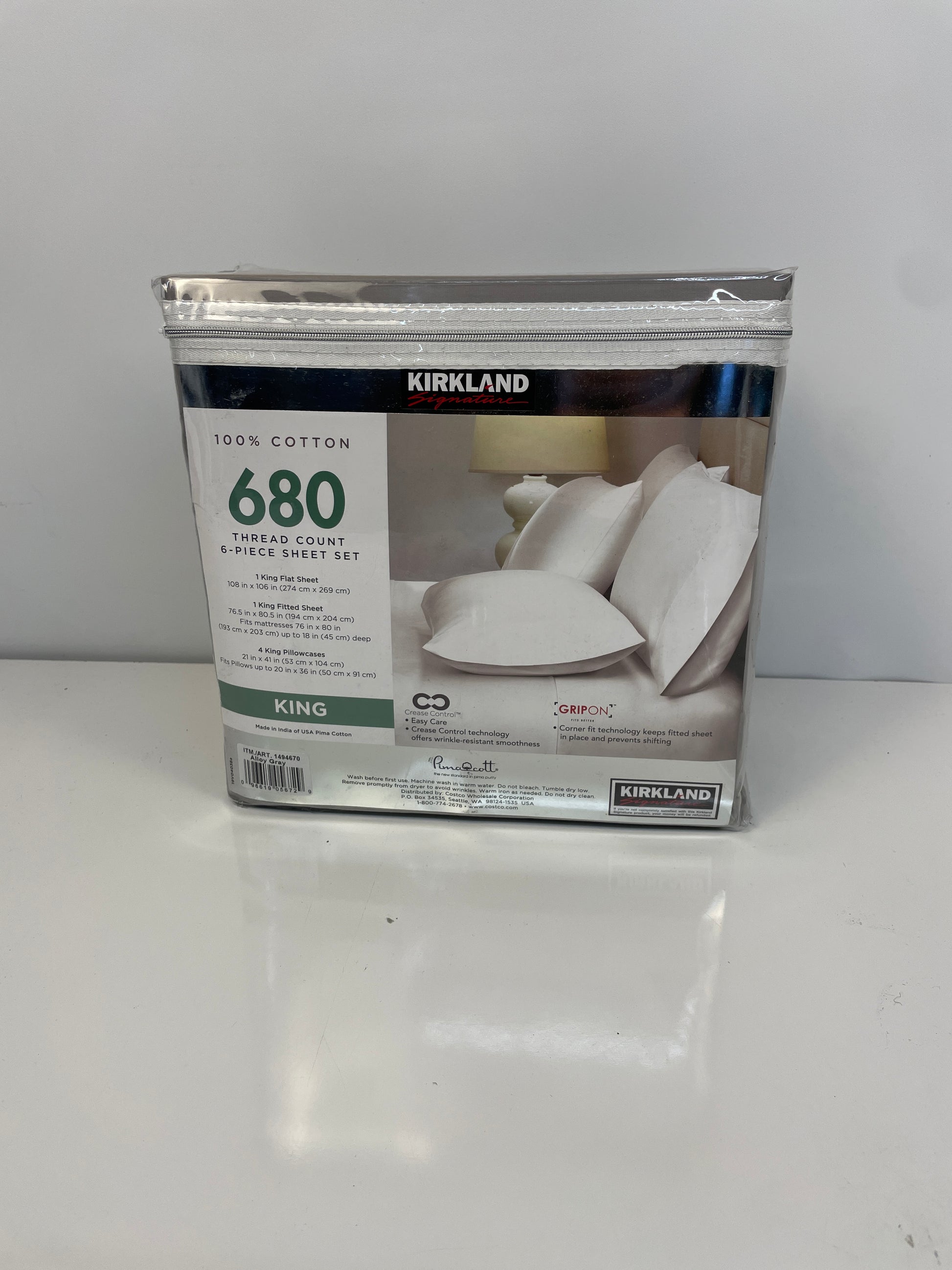 KS 680 SHEET KG GRAY - Retail $89