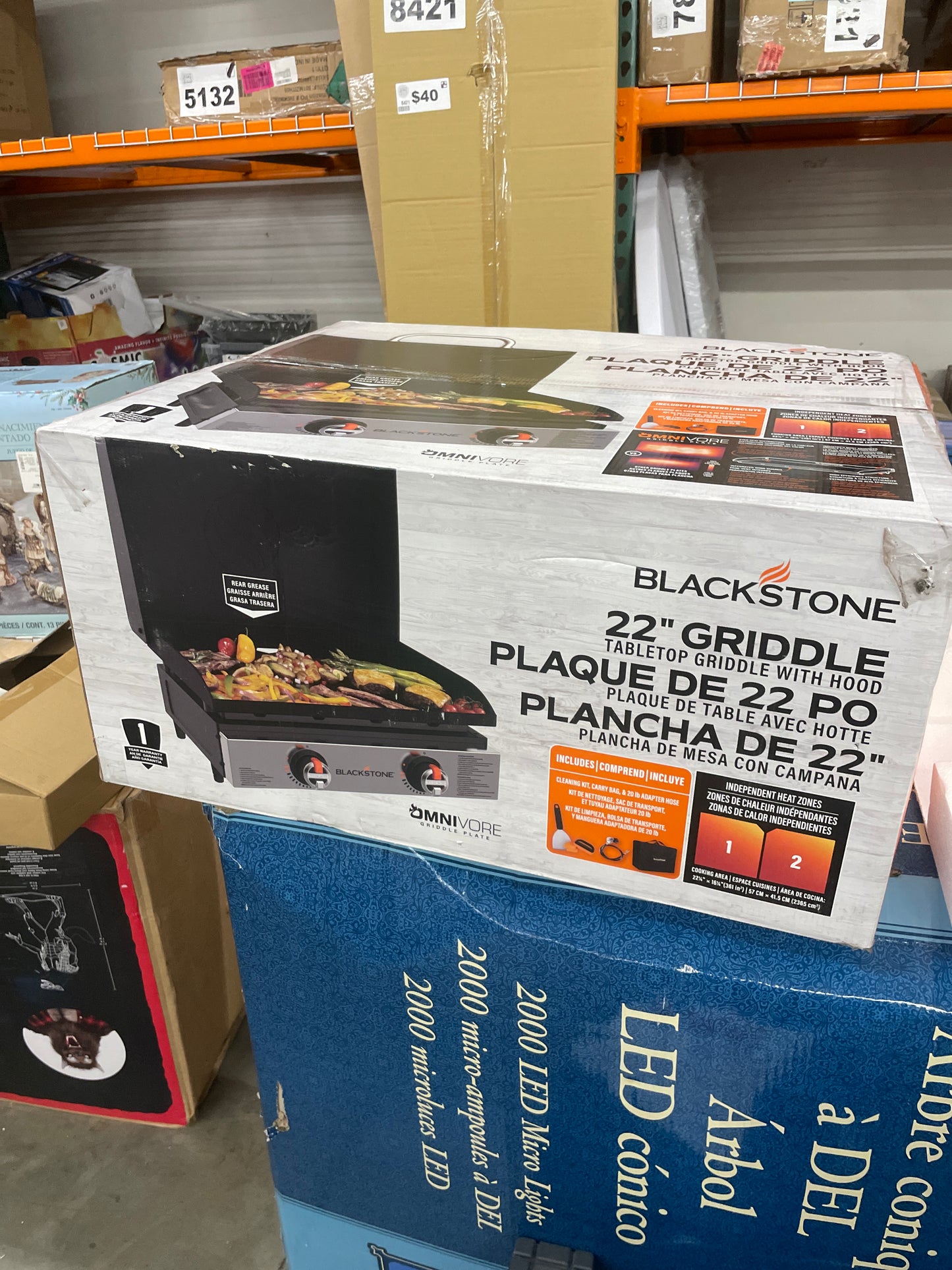 Blackstone 22 inch Omnivore Griddle Tabletop Bundle - Retail $189