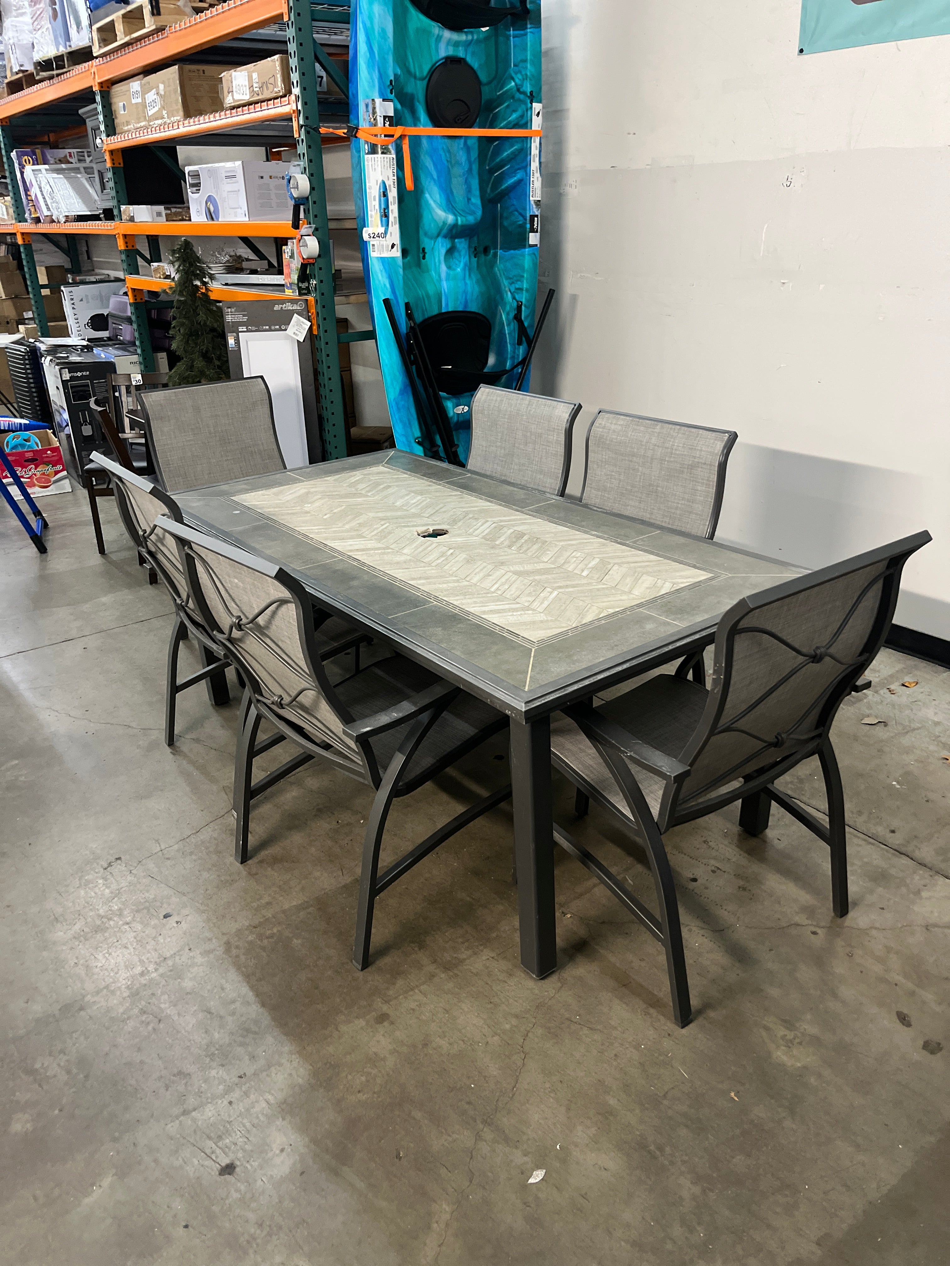 Costco - SunVilla Santa Fe 7-piece Sling Outdoor Dining Set