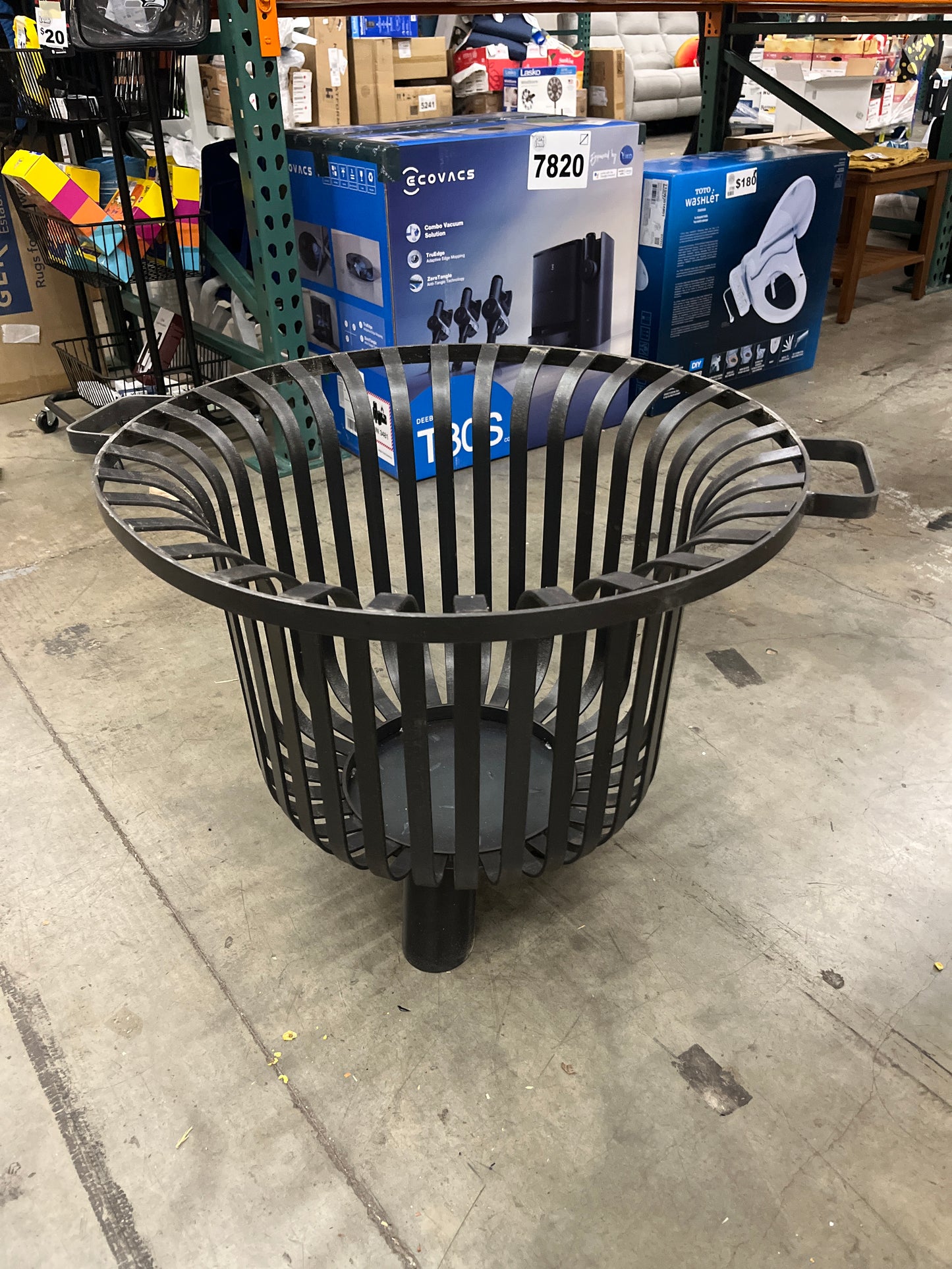 Cook King 111452 Verona Fire Basket, Large, Steel - Retail $52