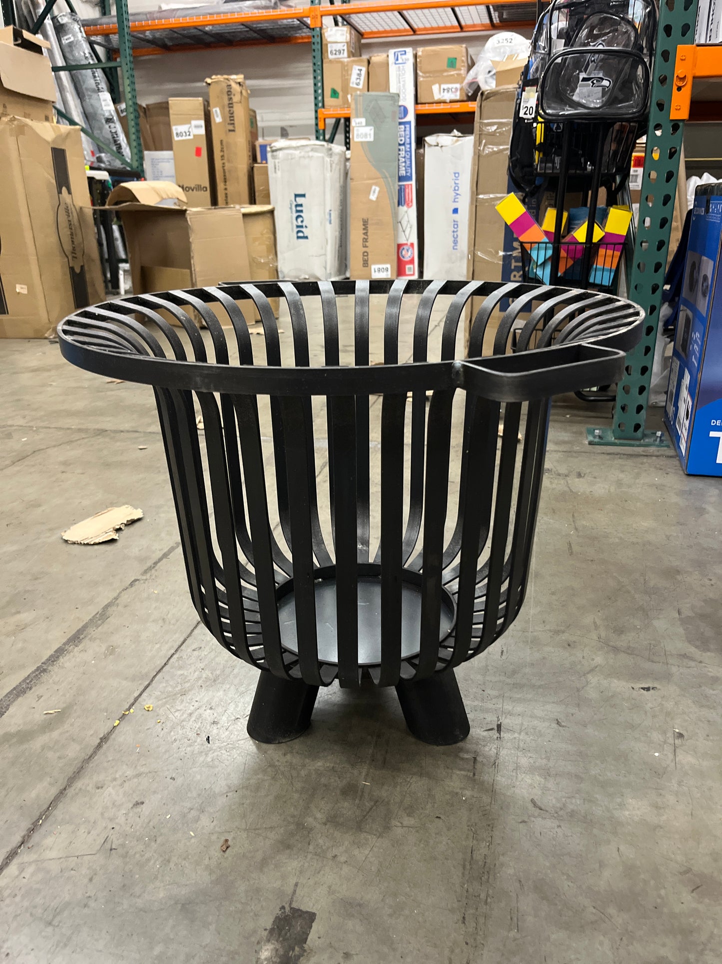 Cook King 111452 Verona Fire Basket, Large, Steel - Retail $52