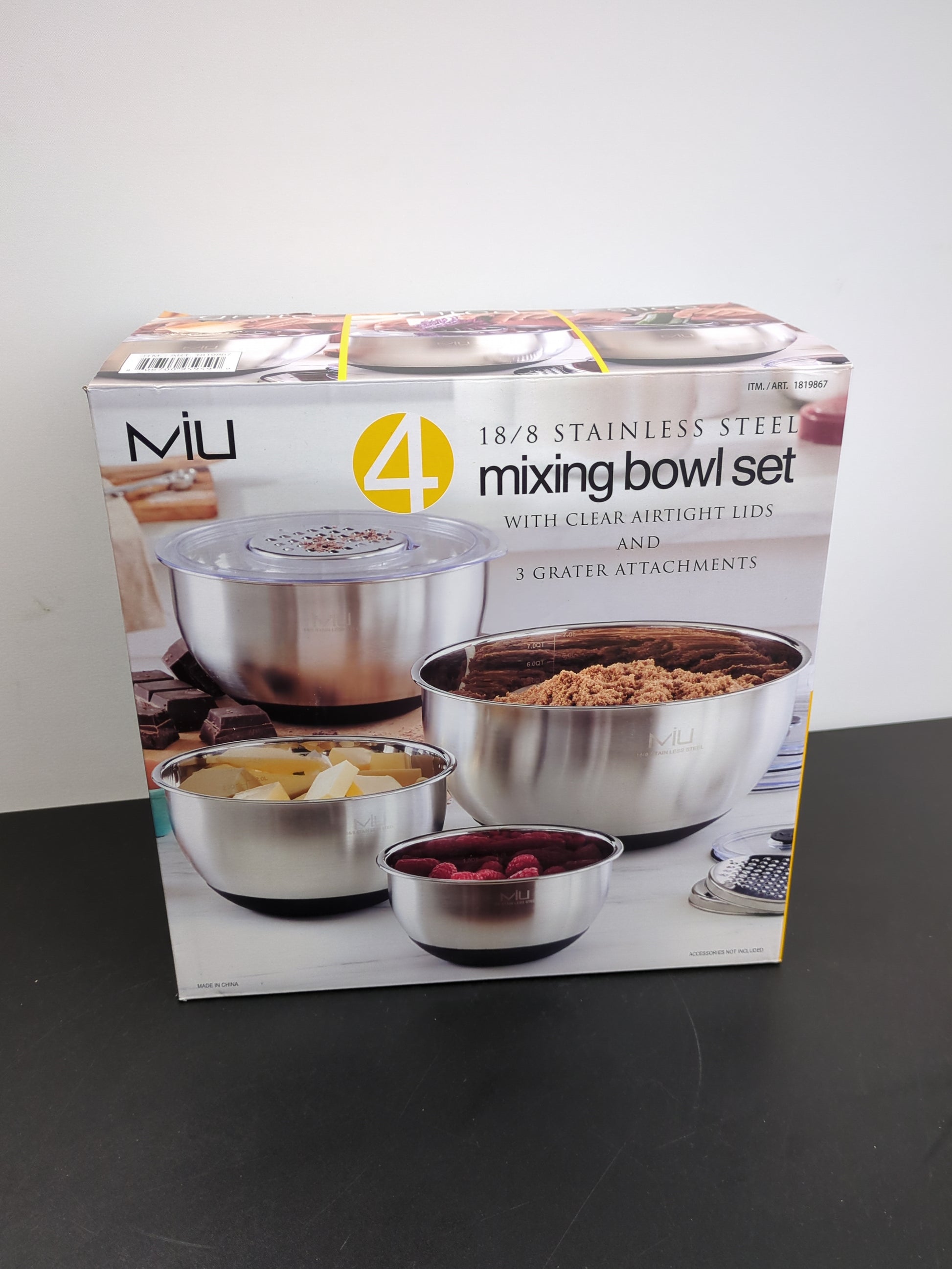 MIU 8PC SS MIXING BOWLS - Retail $24