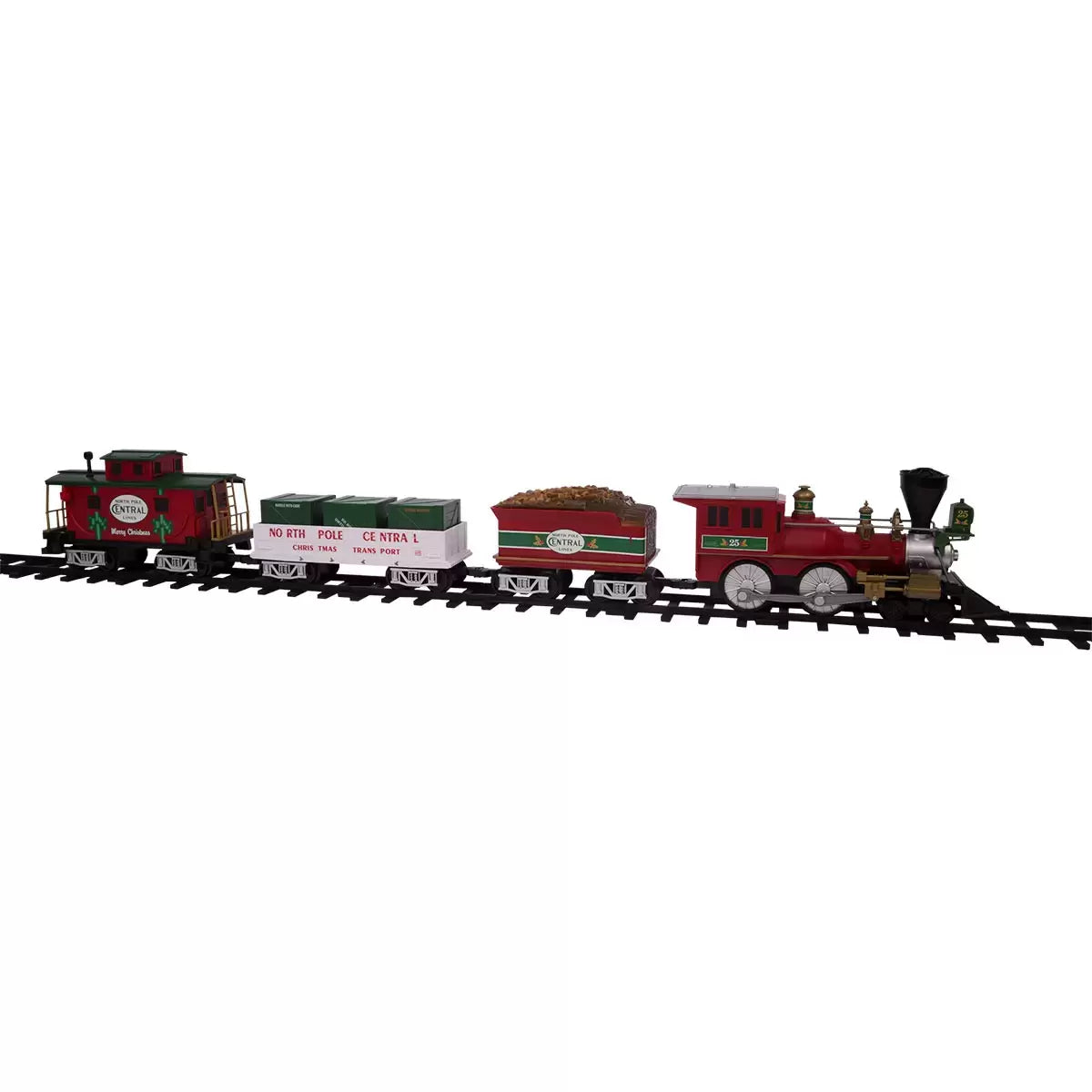 North Pole Central Christmas Tree Train Set - Retail $59