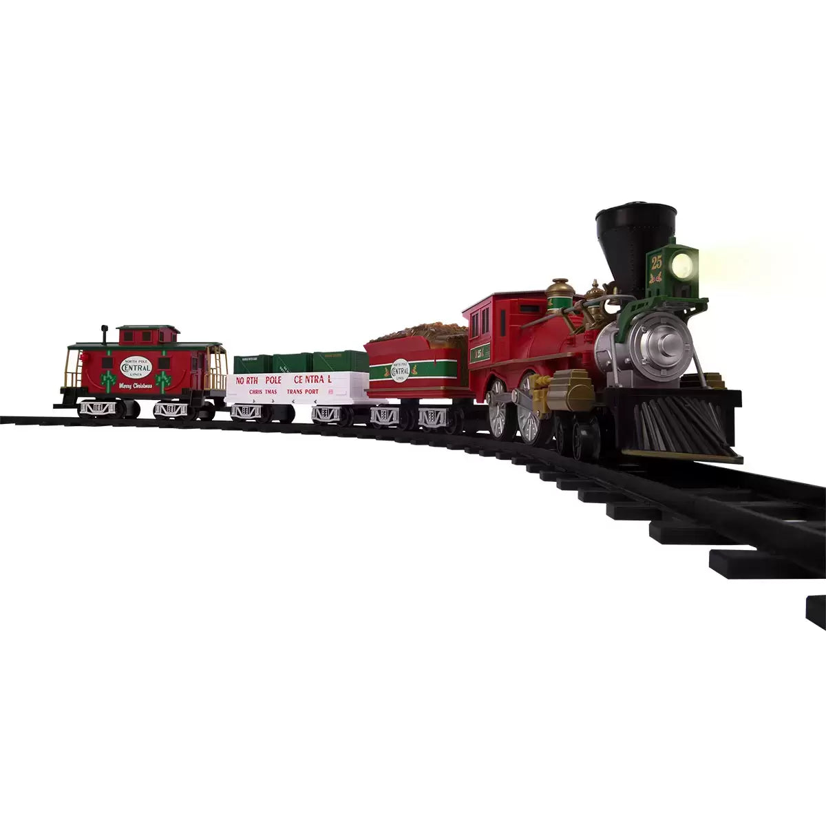 North Pole Central Christmas Tree Train Set - Retail $59