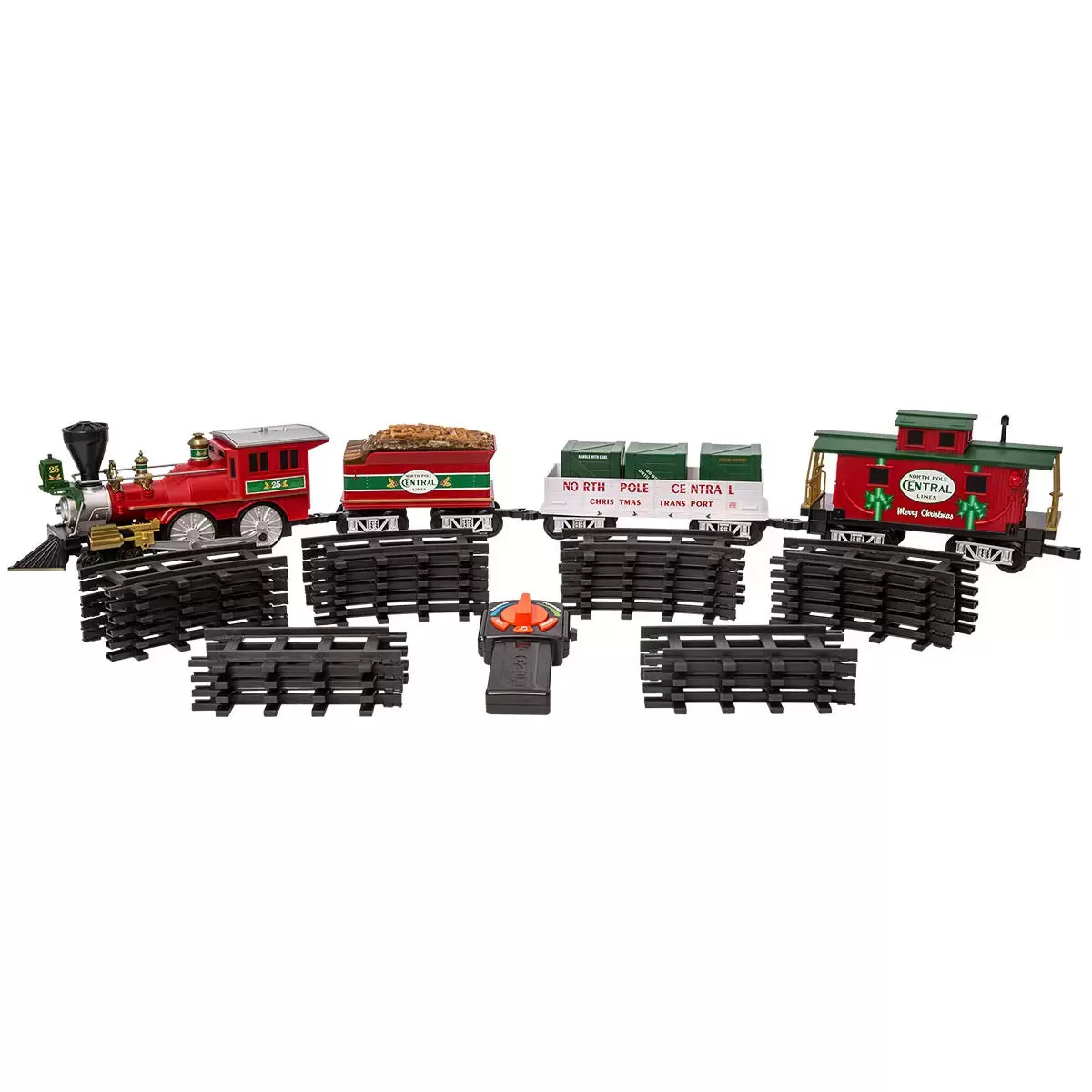 North Pole Central Christmas Tree Train Set - Retail $59
