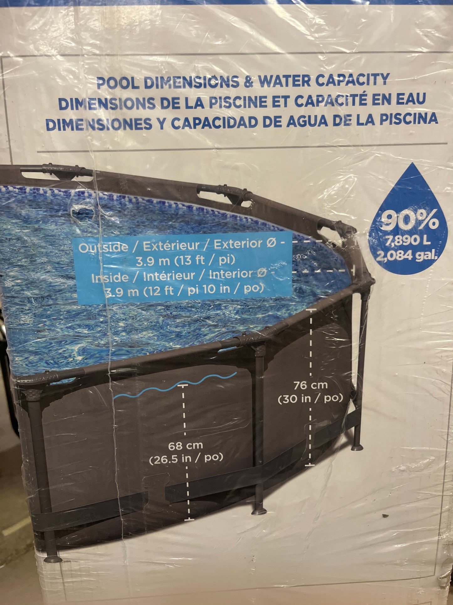 NEW - Bestway Steel Pro MAX 13 ft x 30 in - Retail $219