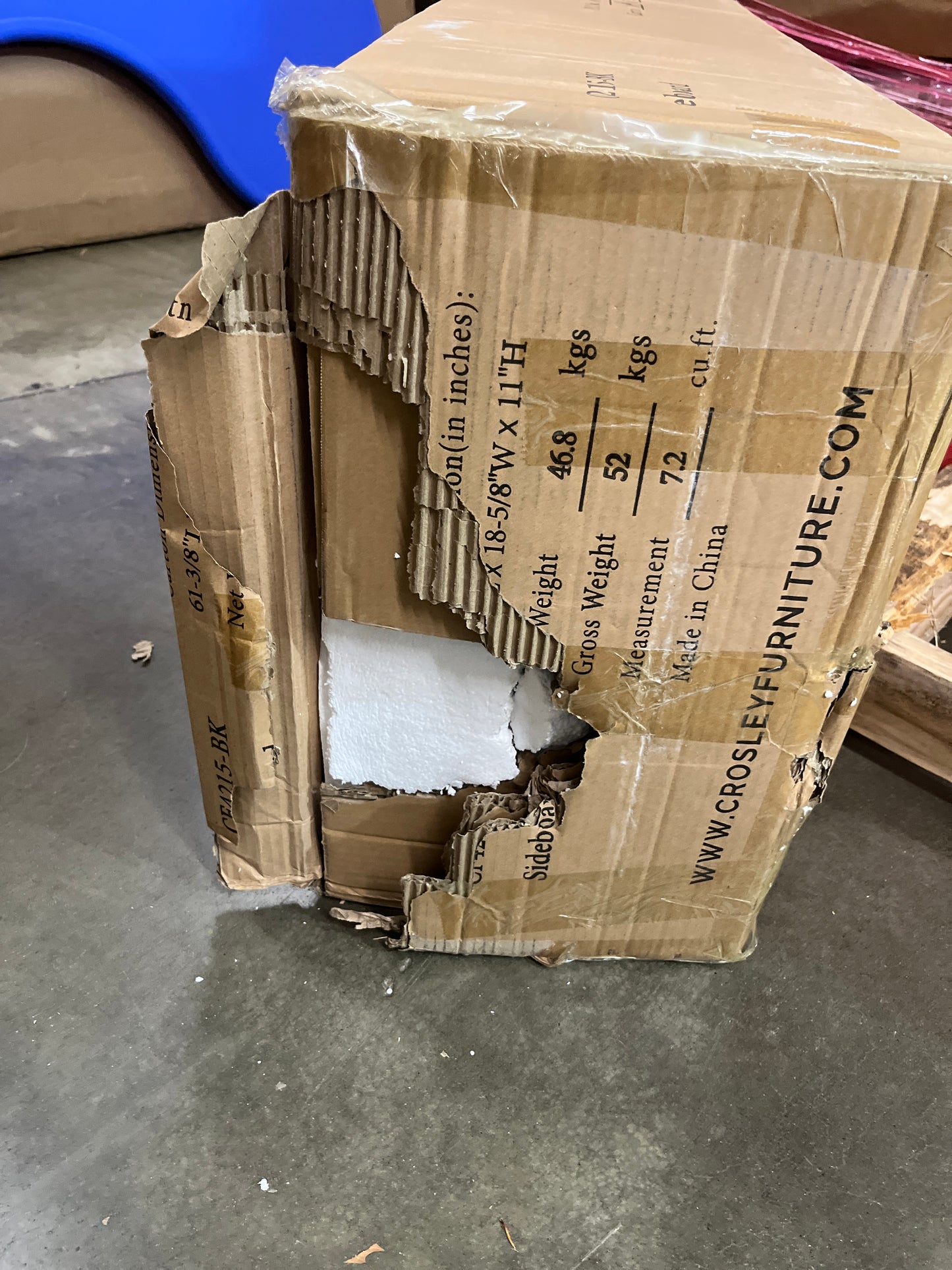 Crosley Furniture Milo Modern Sideboard Buffet Cabinet with Storage Cabinets and Drawers, Kitchen, Dining, Black - Retail $889