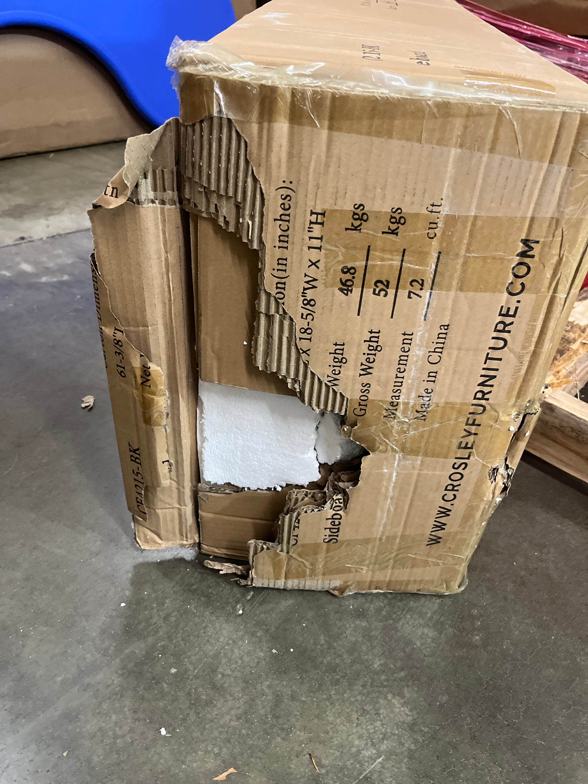 Crosley Furniture Milo Modern Sideboard Buffet Cabinet with Storage Cabinets and Drawers, Kitchen, Dining, Black - Retail $889