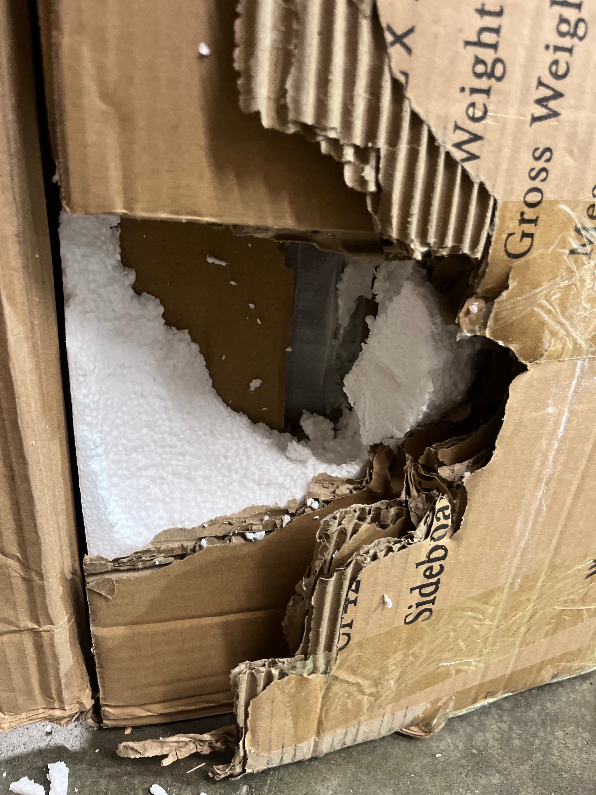 Crosley Furniture Milo Modern Sideboard Buffet Cabinet with Storage Cabinets and Drawers, Kitchen, Dining, Black - Retail $889