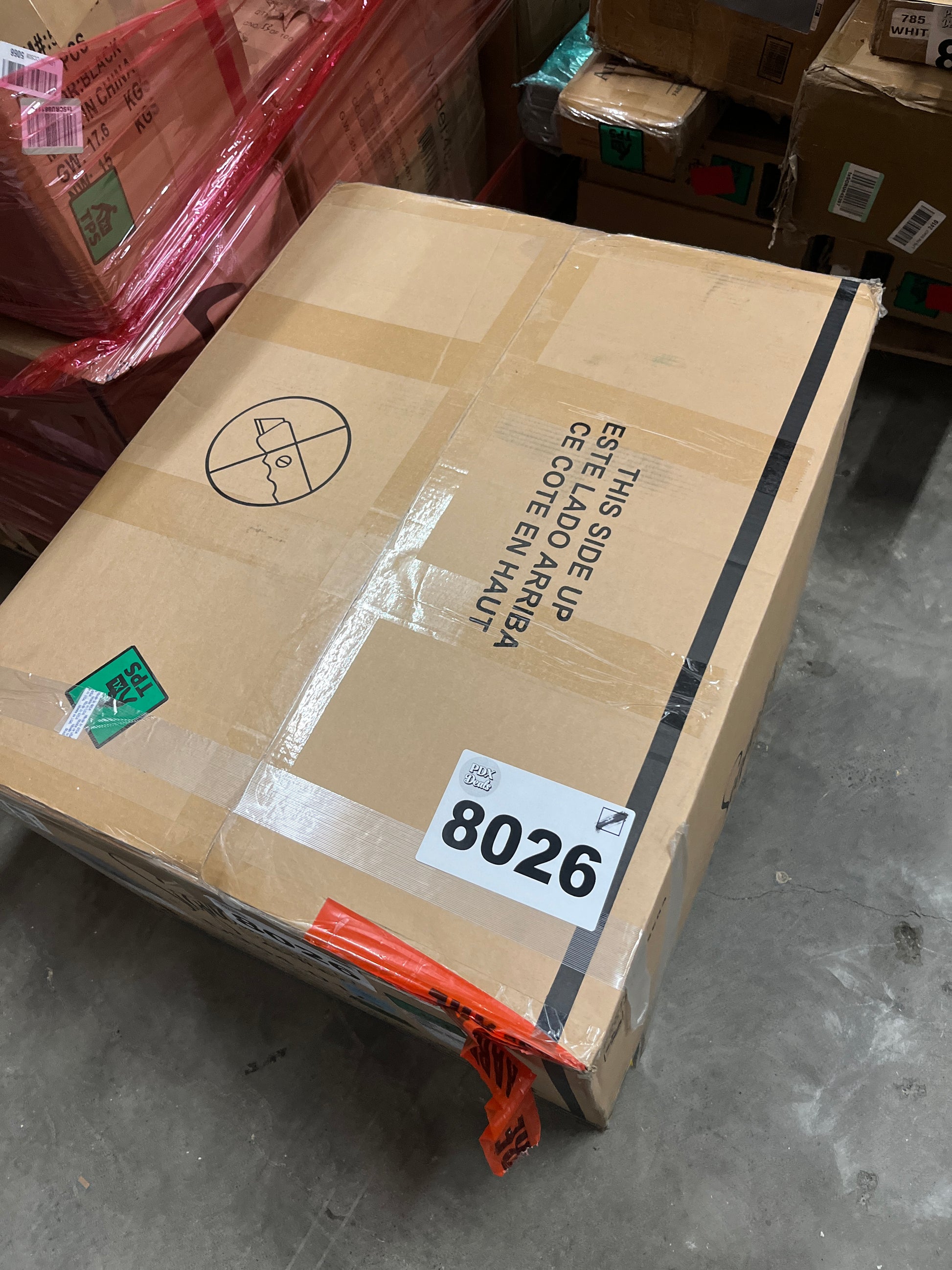 Signature Design by Ashley Burkhaus Traditional Dining Upholstered Arm Chair, 2 Count, Gray & Dark Brown - Retail $376