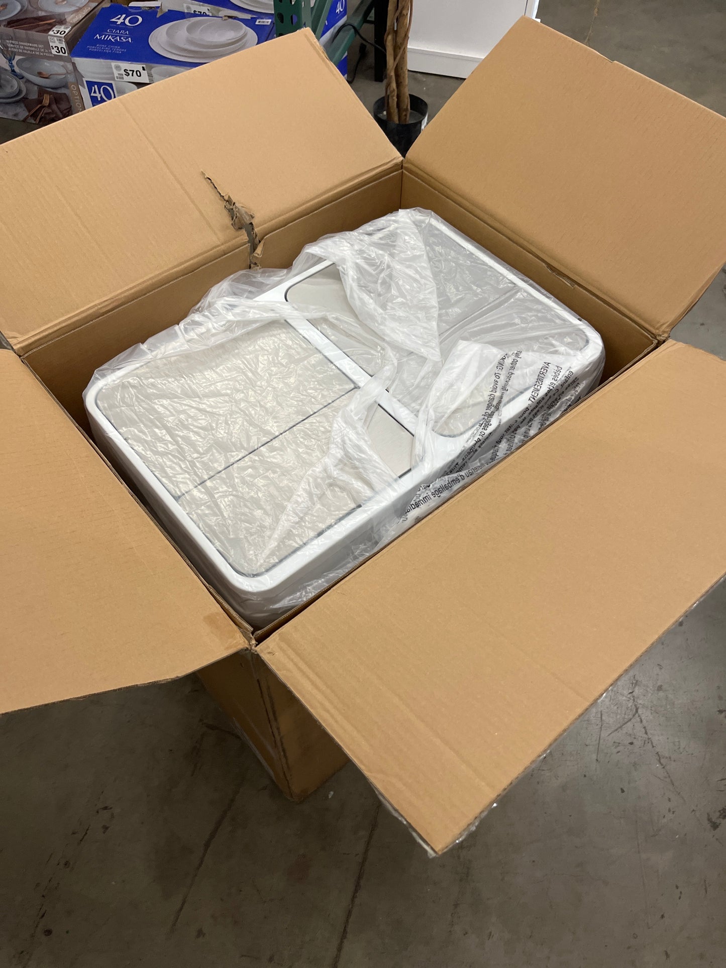 Kohler 82L Dual Bin Step Trash Can - Retail $200