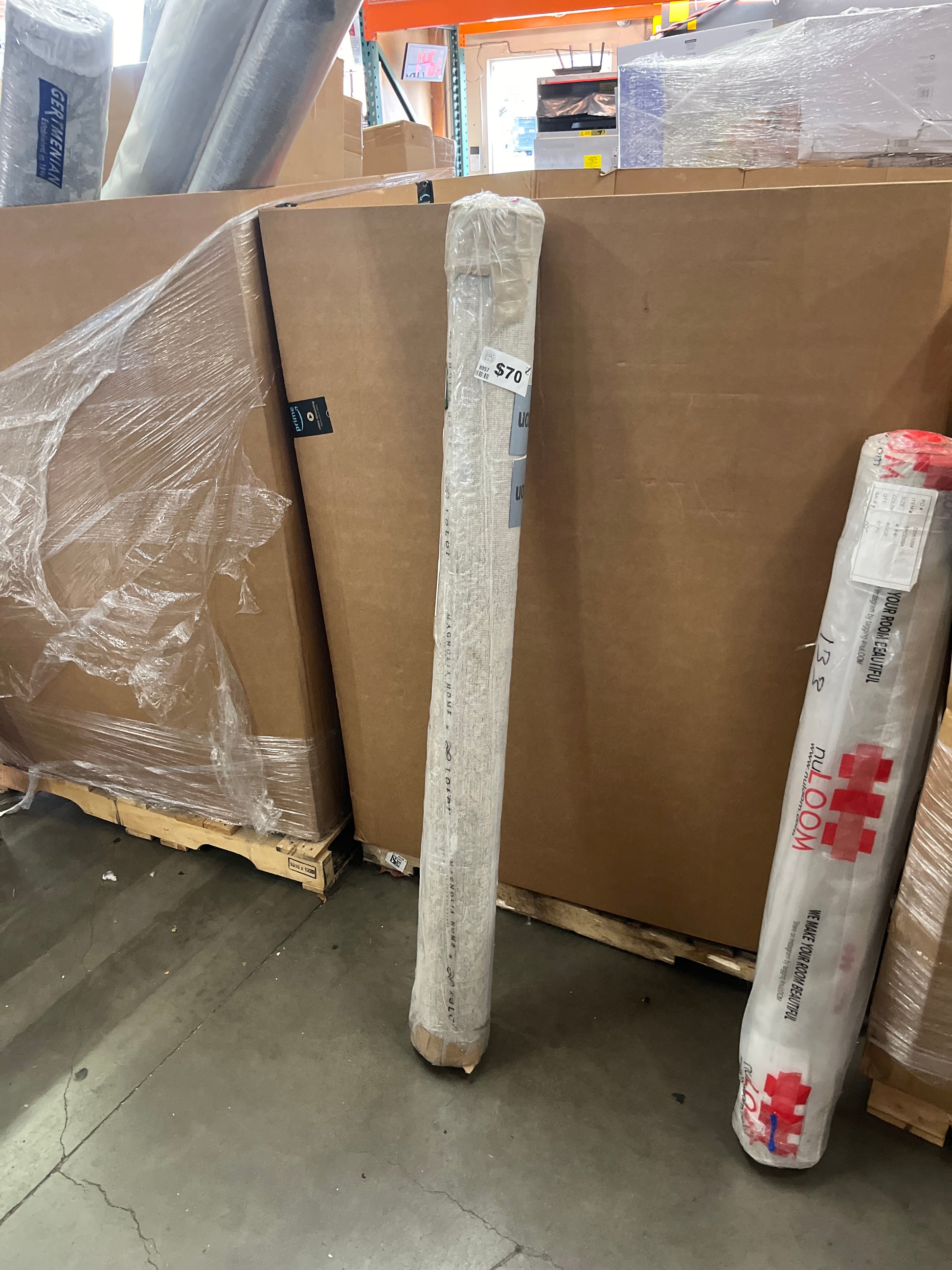 Loloi Magnolia Home by Joanna Gaines x Millie Stone/Natural 5'-3" x 7'-6" Area Rug - Retail $144