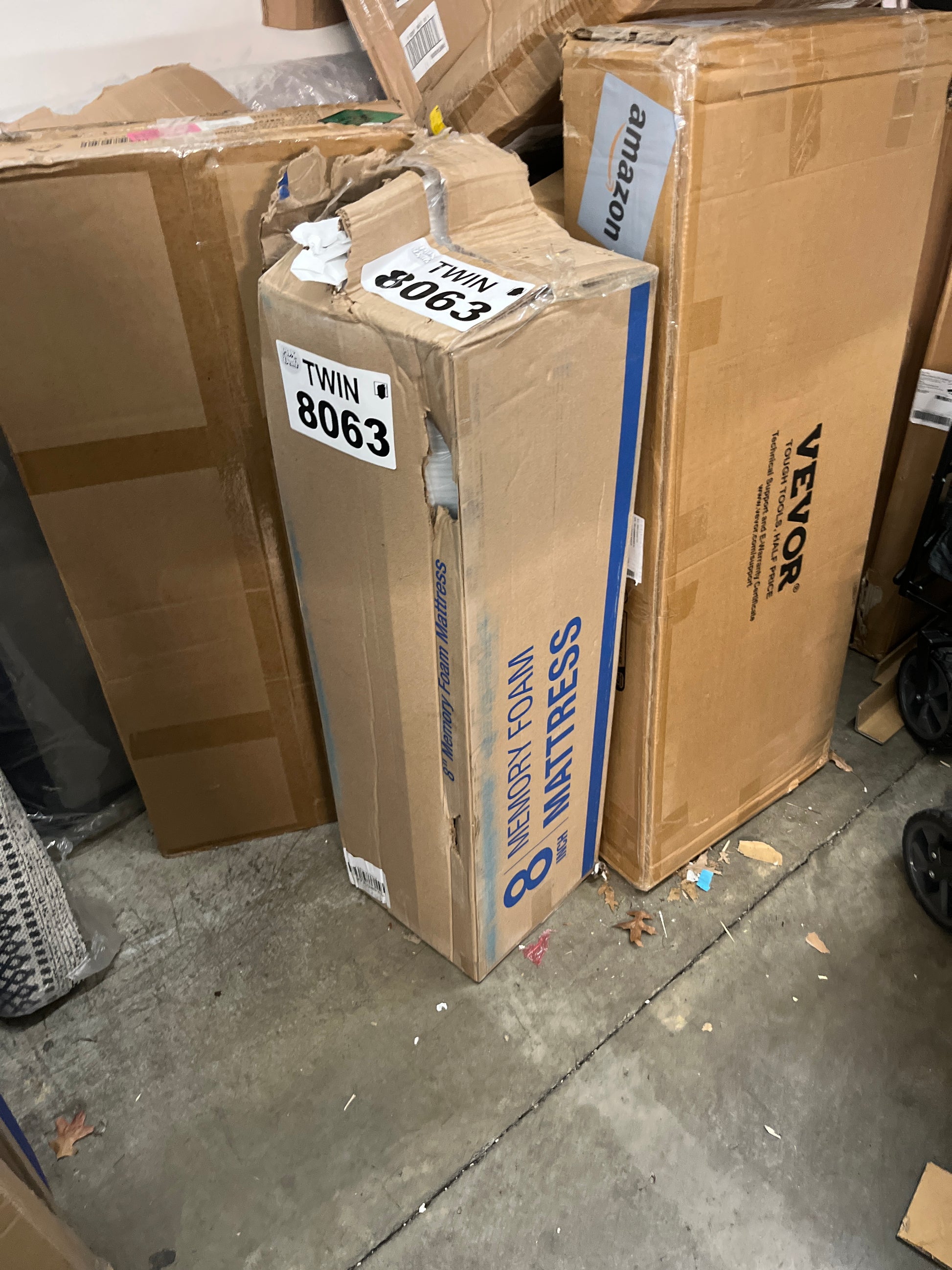 Twin Mattress in a Box, 8 inch Mattresses for Kids Bed Single Size Daybed Individual Bunk, Memory Foam Medium Firm - Retail $122