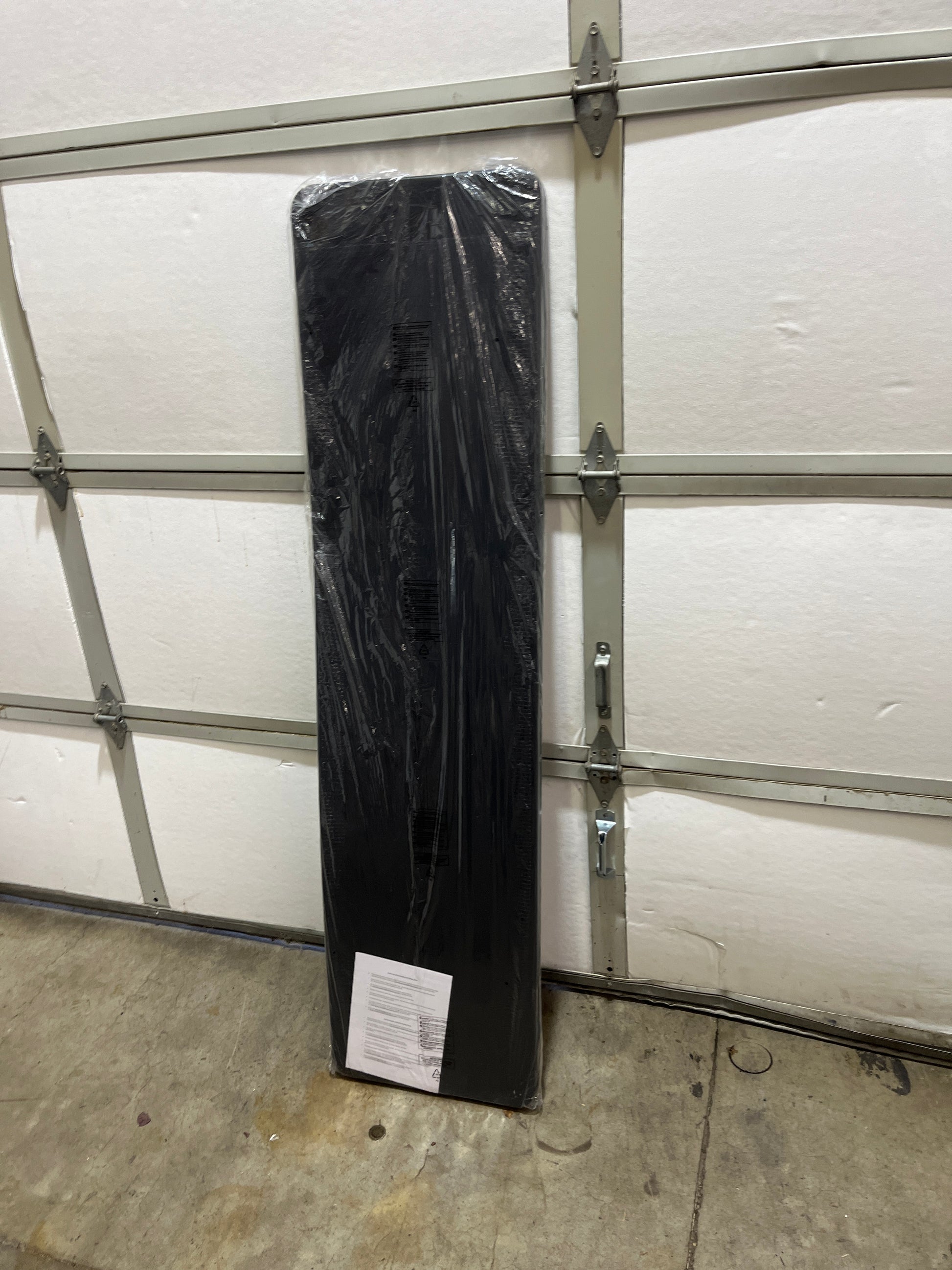 Flash Furniture Kathryn 6' Plastic Folding Training and Event Table, Rectangular Folding Training Table with 220-lb. Static Weight Capacity, Black - Retail $91