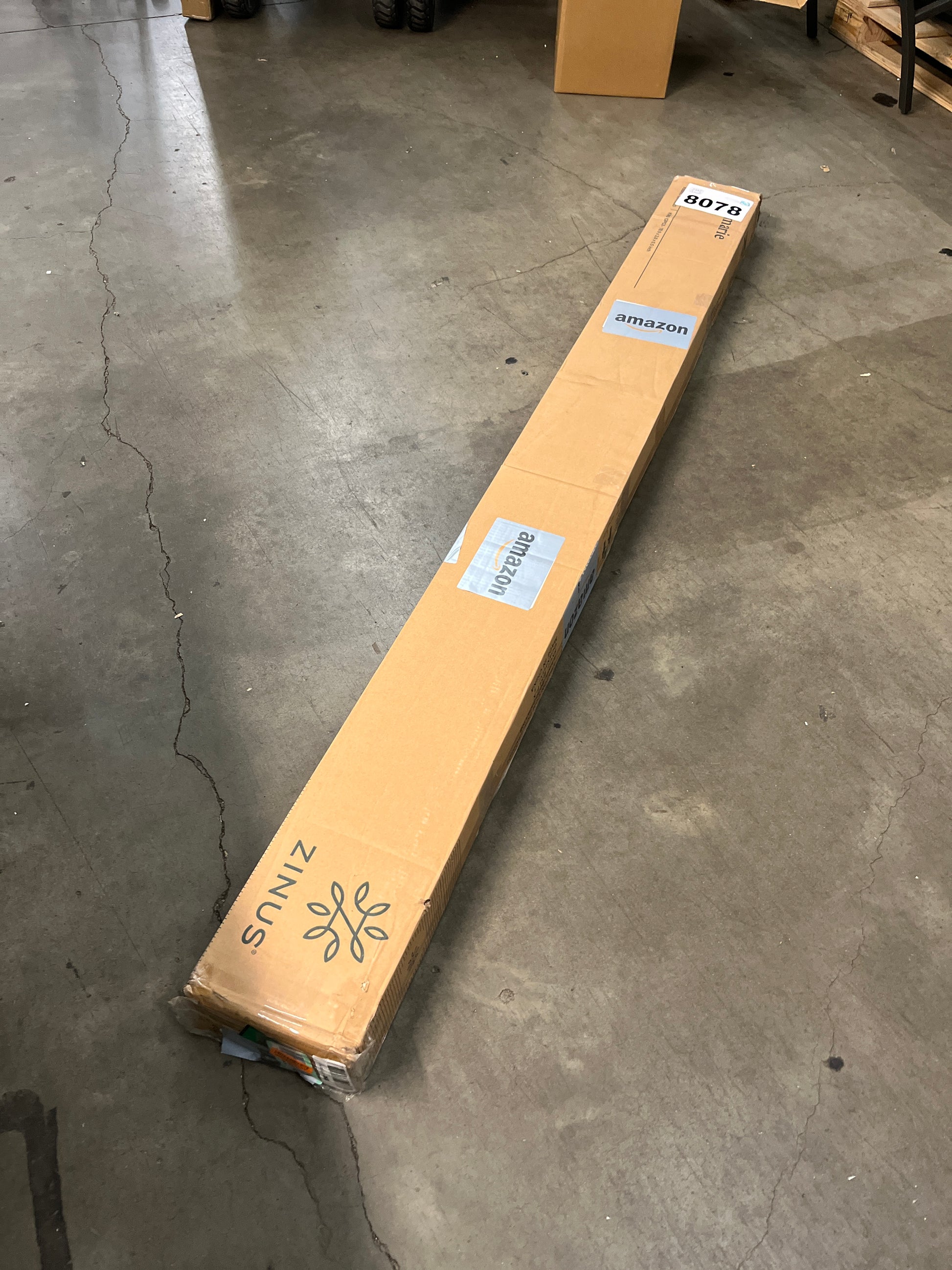 ZINUS Compack Fabric Covered Wood Slats, Bunkie Board, Box Spring Replacement, Natural, King - Retail $75