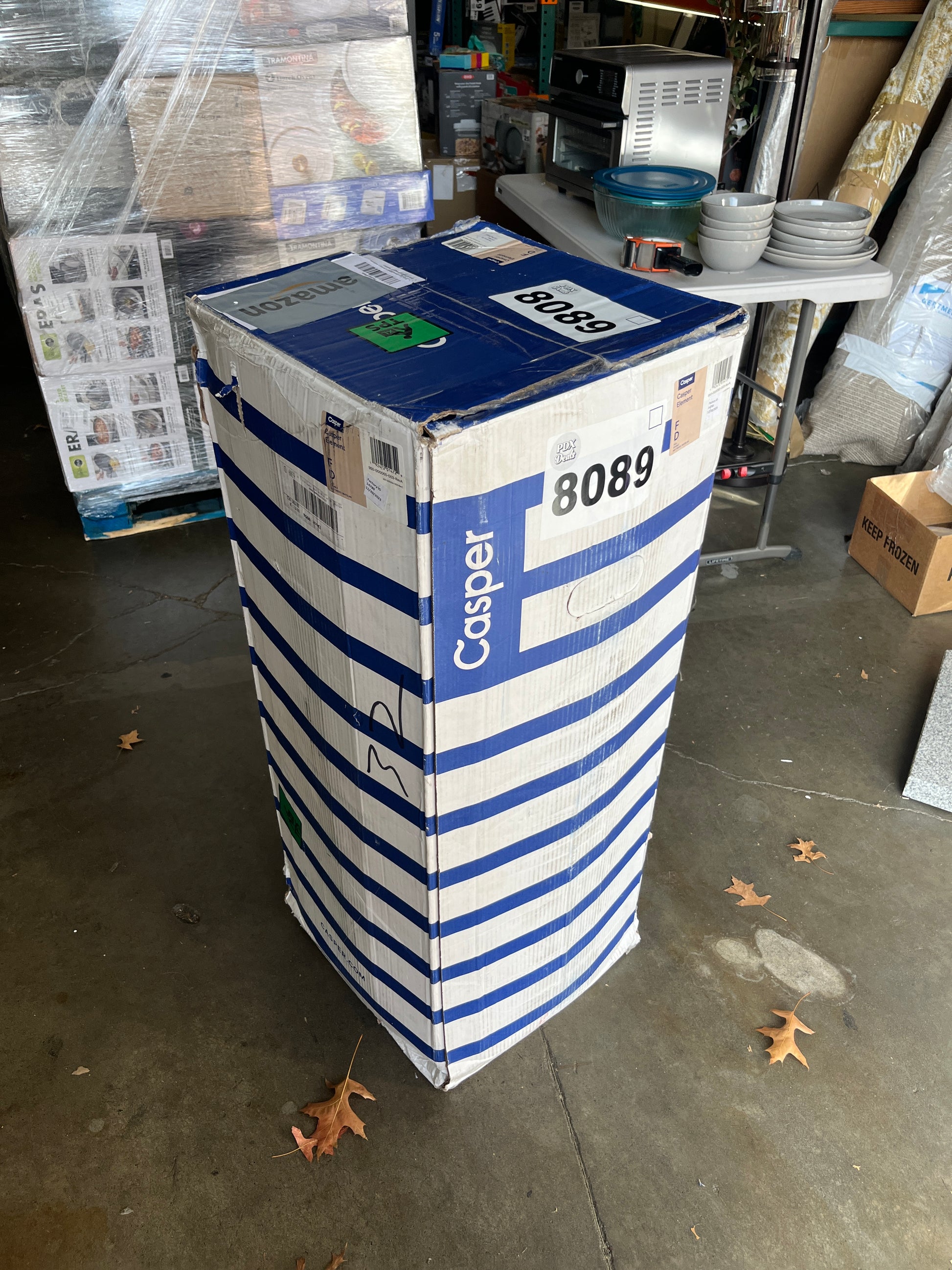 Casper Sleep Element Mattress, Full Size - Memory Foam + Support - 100-Night Trial - Medium Firm CertiPUR-US Mattress, Grey - Retail $545