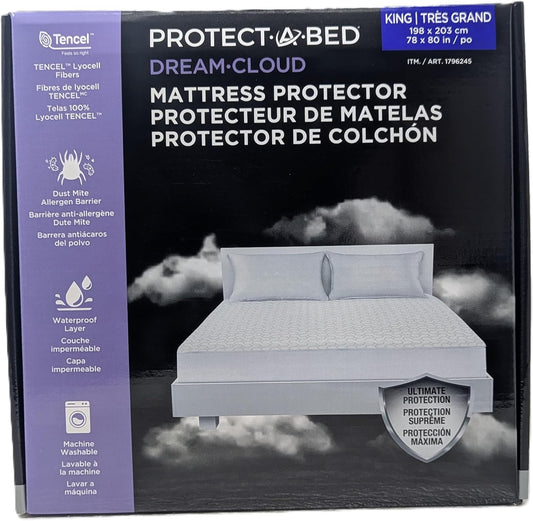 KING - Protect-A-Bed Mattress Protector – Waterproof, Breathable, Tencel Lyocell Top