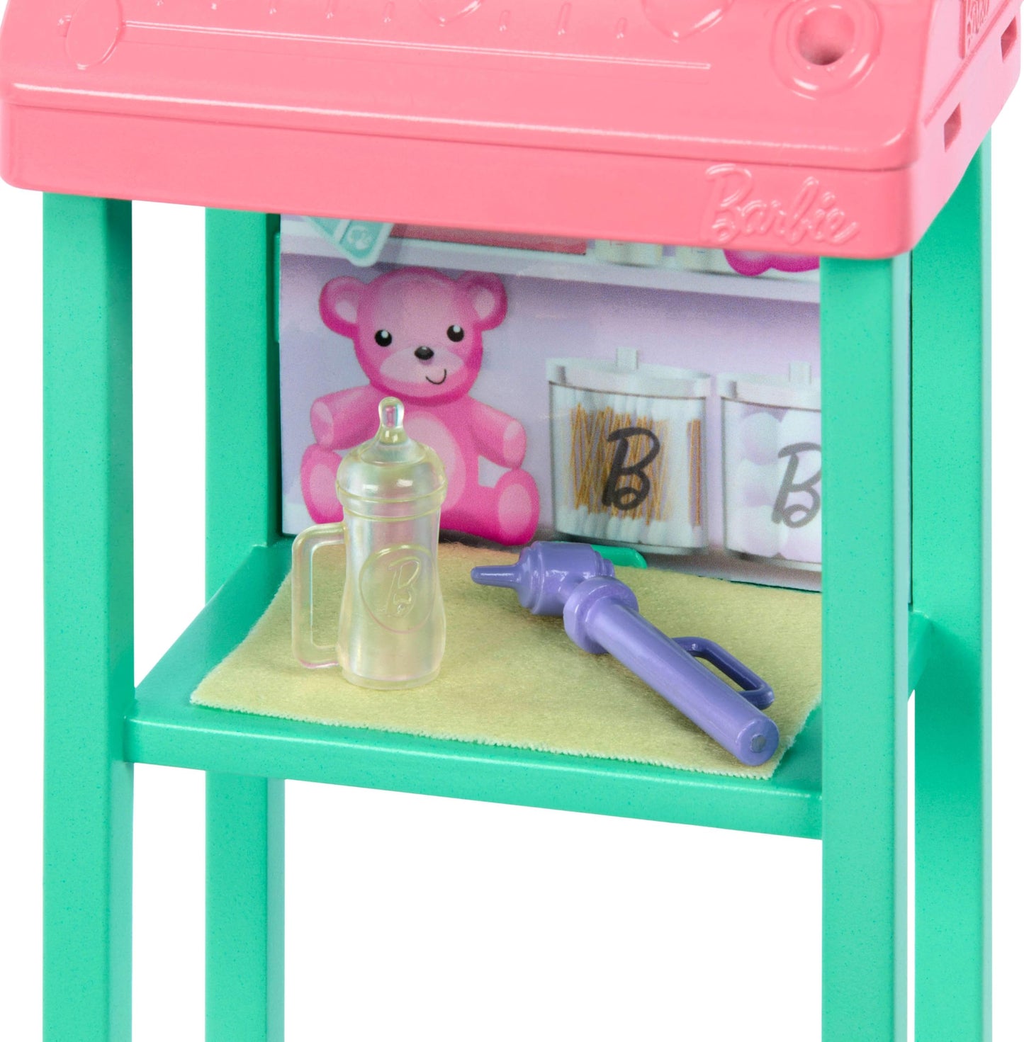 Barbie Baby Doctor Playset with Blonde Fashion Doll Wearing Pink Scrubs, Baby Doll, Furniture & Accessories