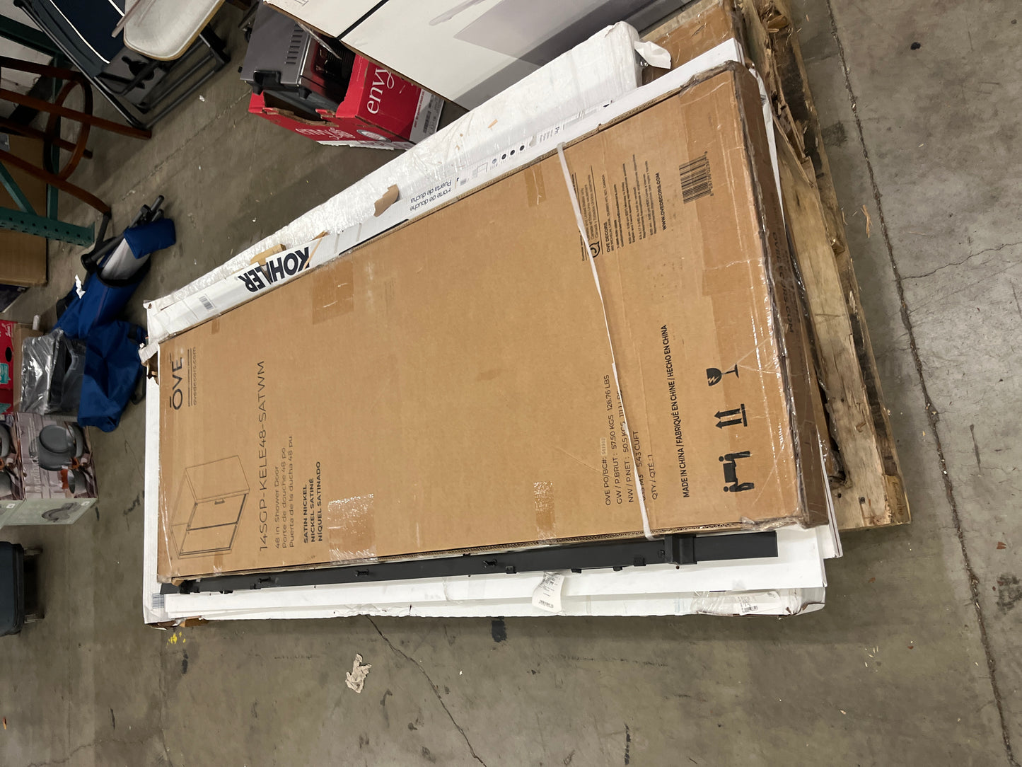 KELSEY 48" SATIN NICKEL - Retail $529